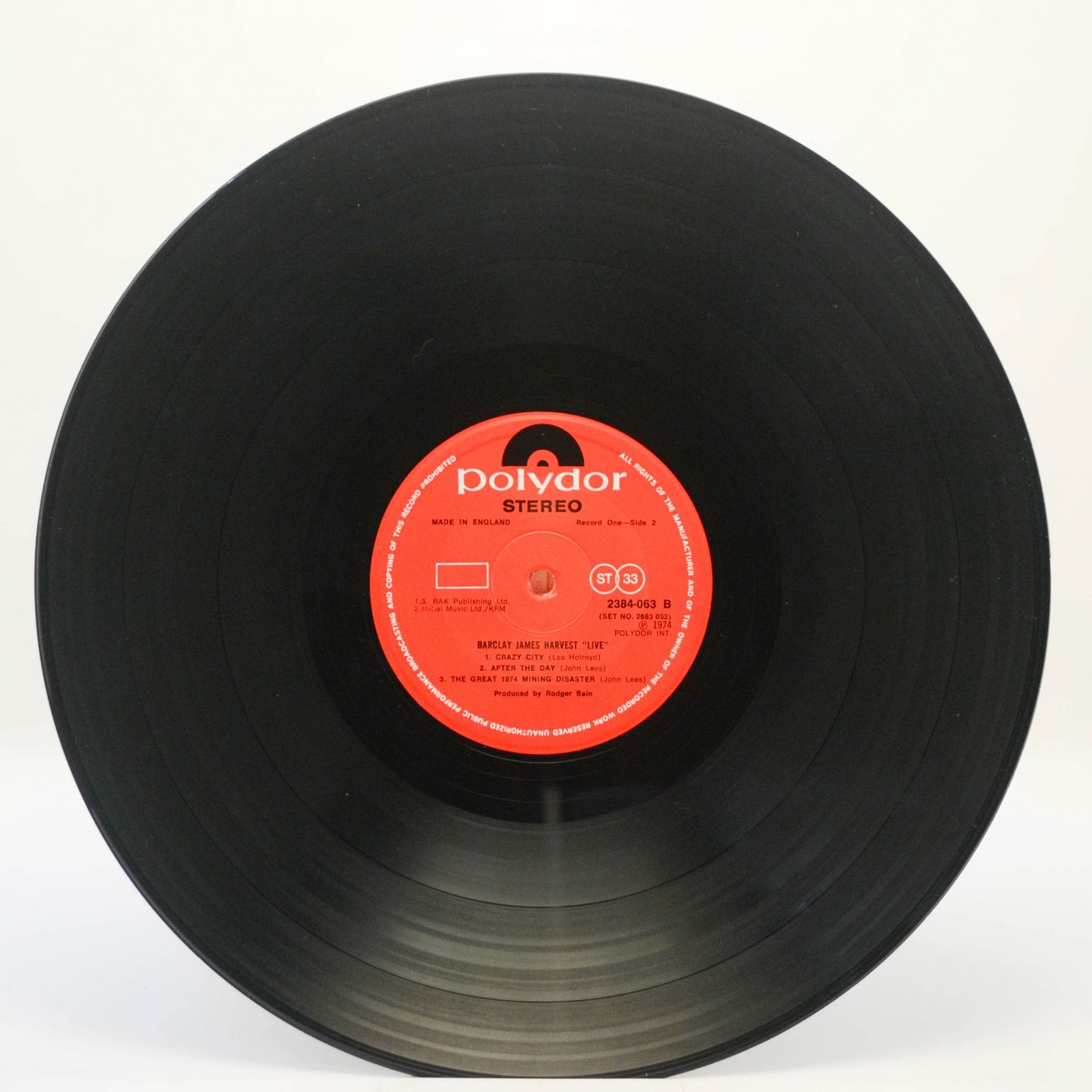 Barclay James Harvest — Live (2LP, UK), 1974