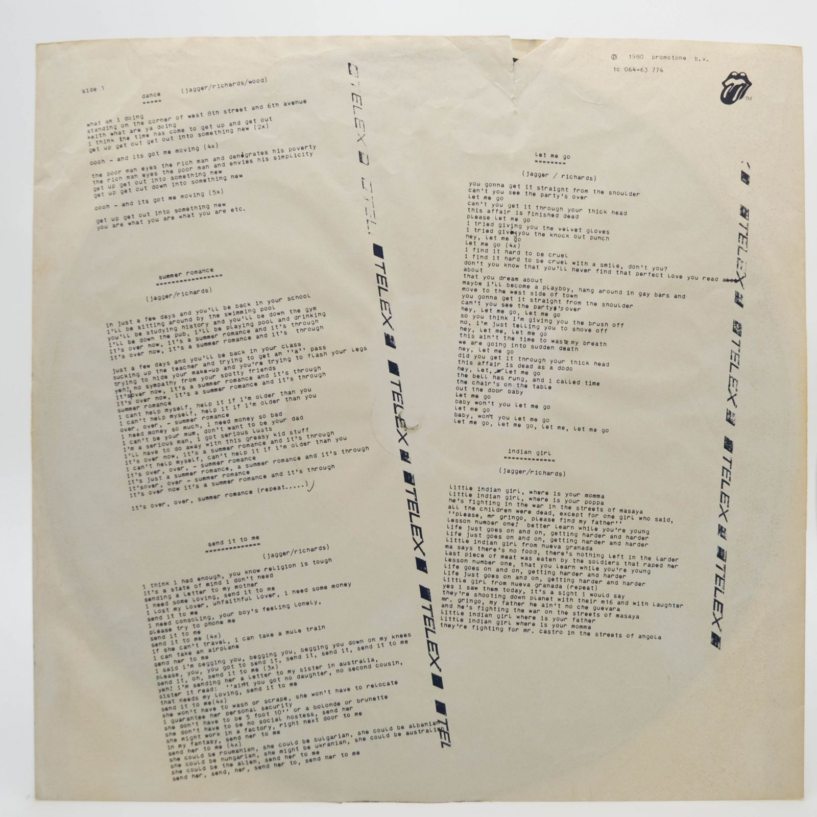 Rolling Stones — Emotional Rescue, 1980