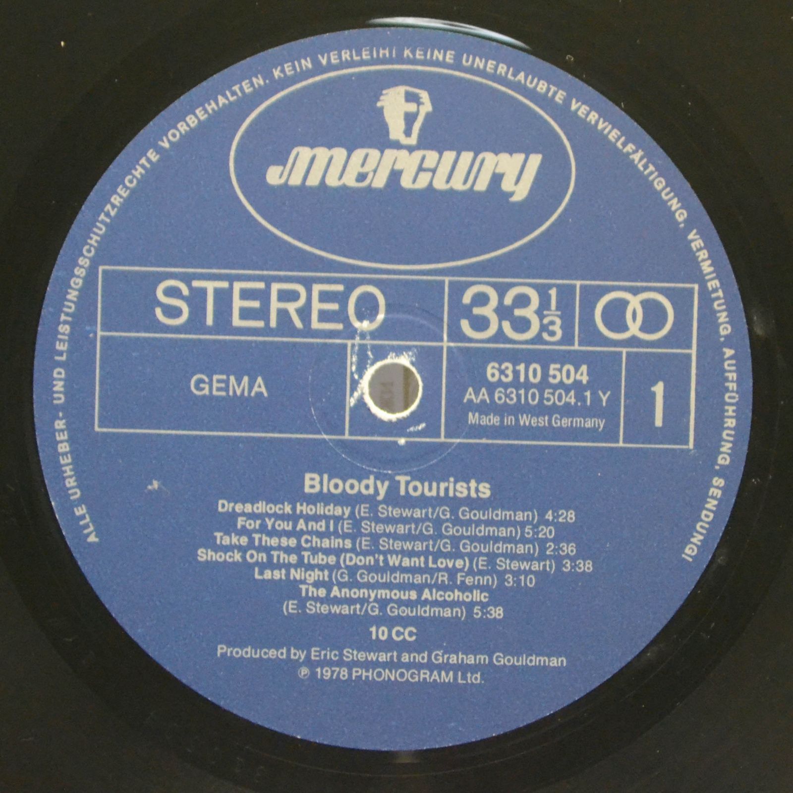 10cc — Bloody Tourists, 1978