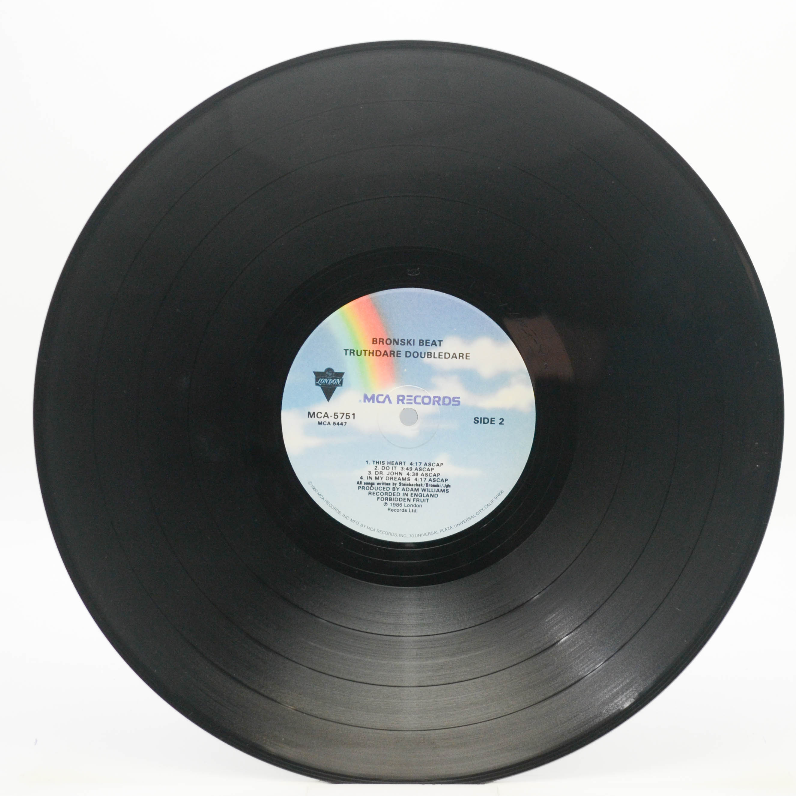 Bronski Beat — Truthdare Doubledare (USA), 1986