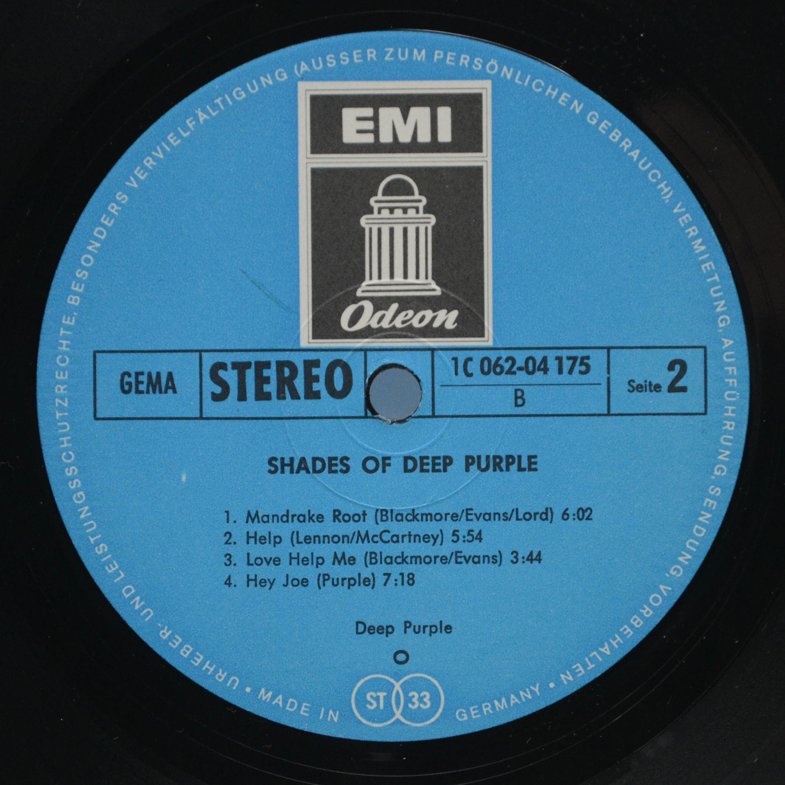 Deep Purple — Shades Of Deep Purple, 1968