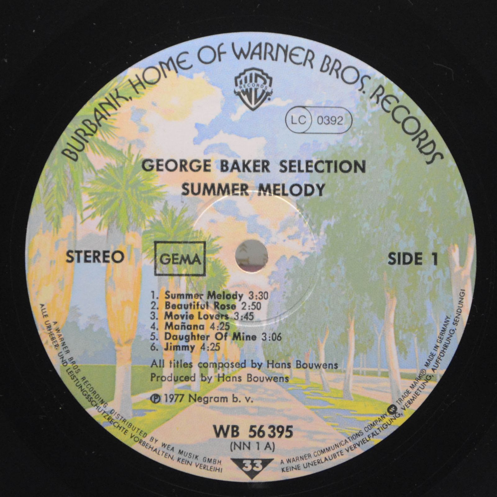 George Baker Selection — Summer Melody, 1977