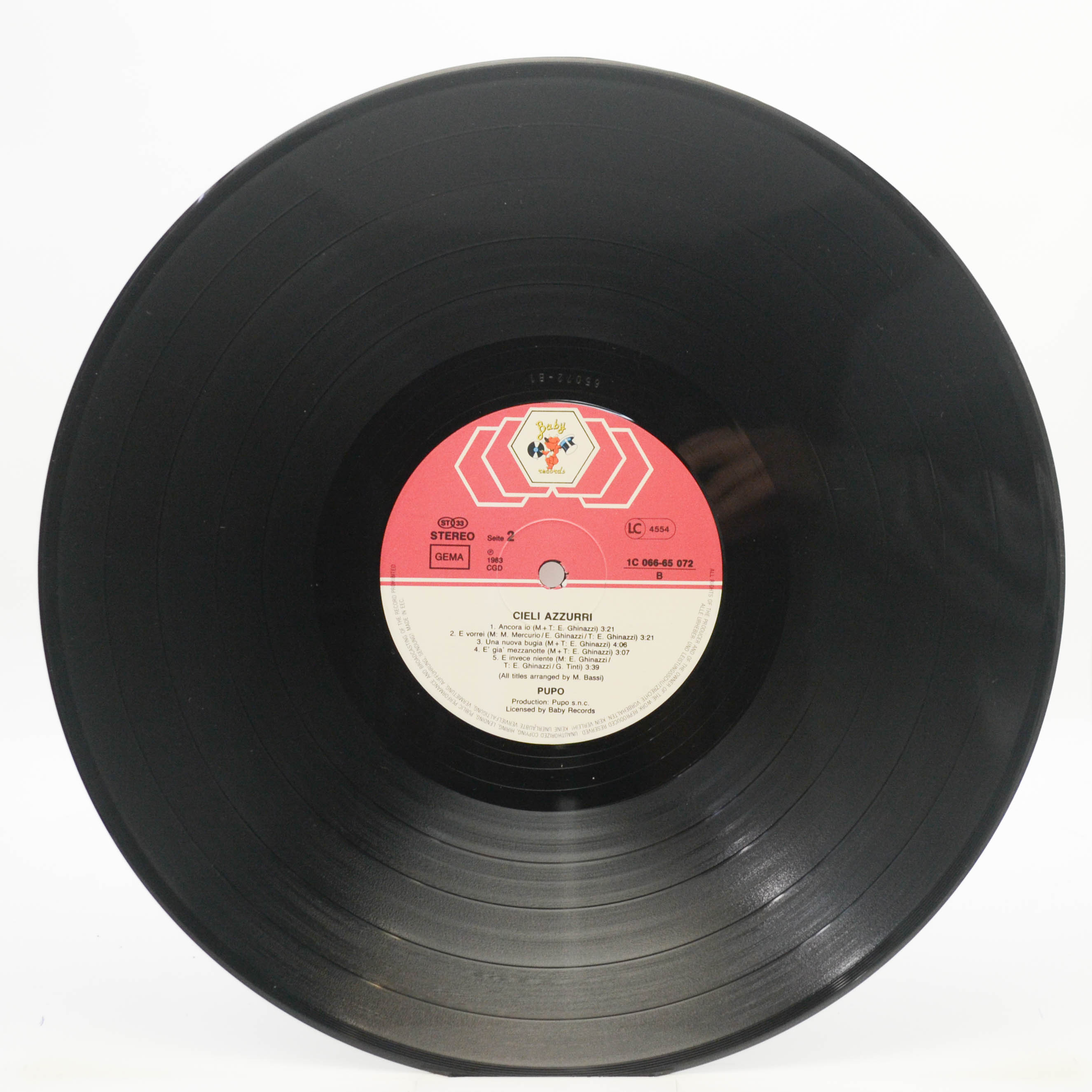 Pupo — Cieli Azzurri, 1983