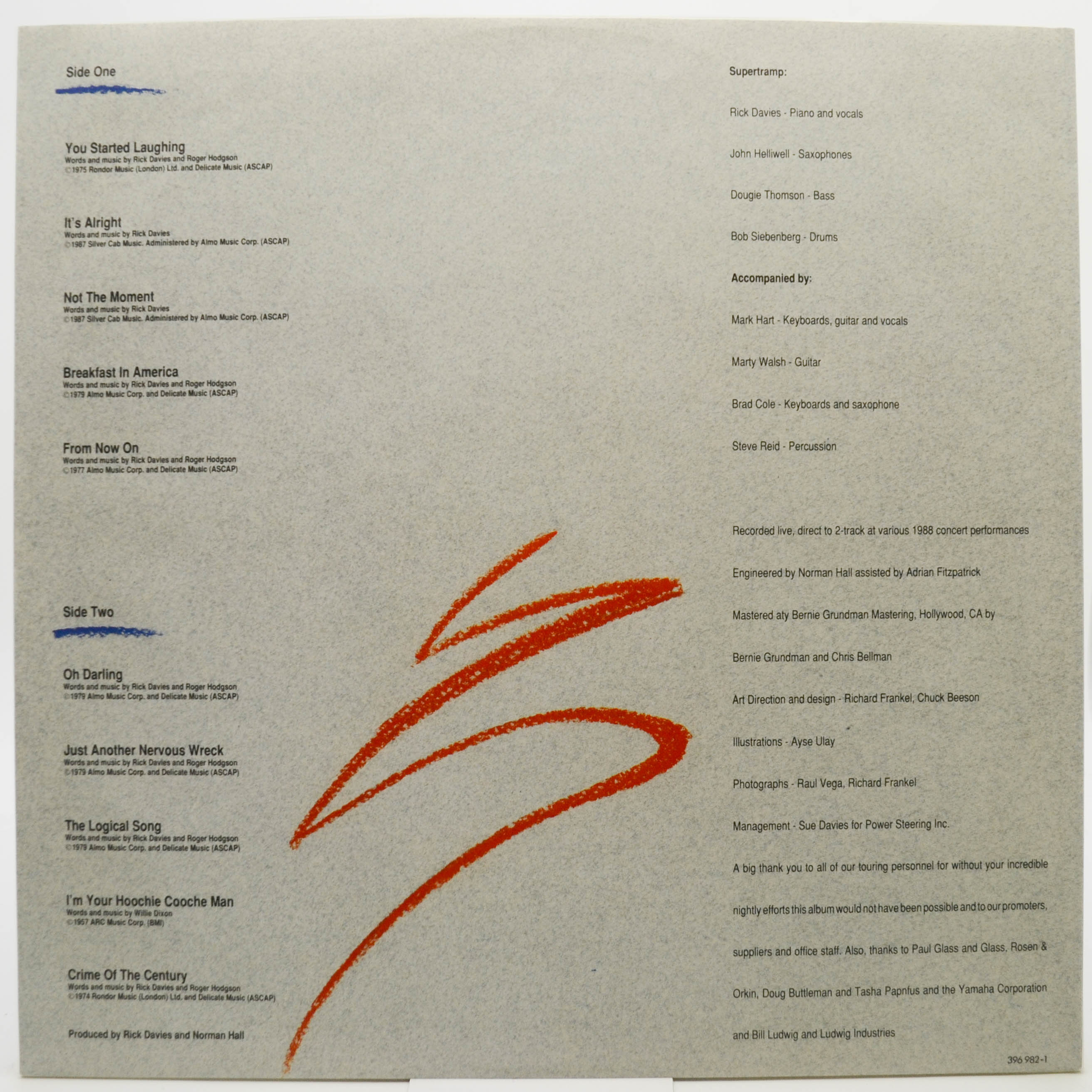 Supertramp — Live '88, 1988