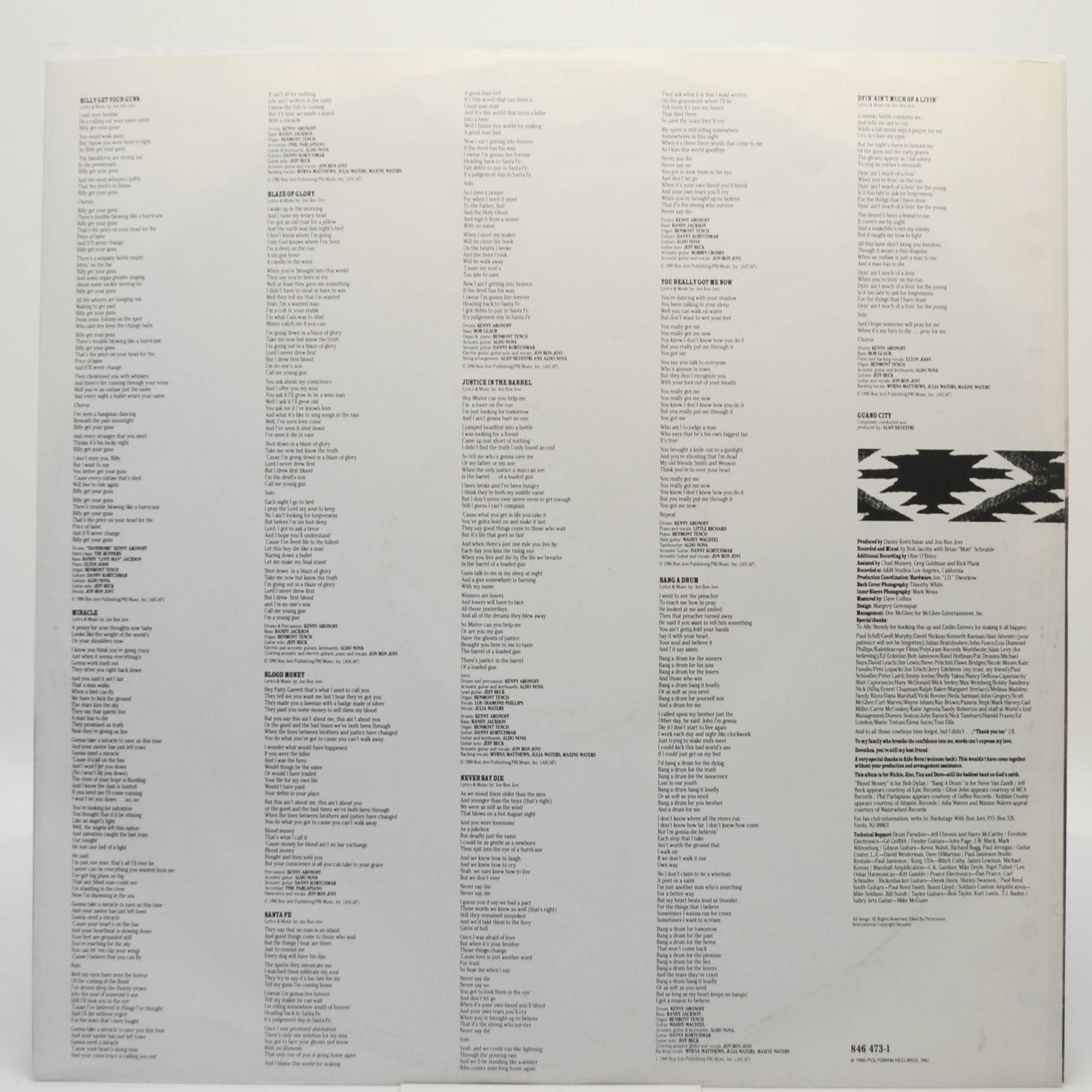 Jon Bon Jovi — Blaze Of Glory, 1990