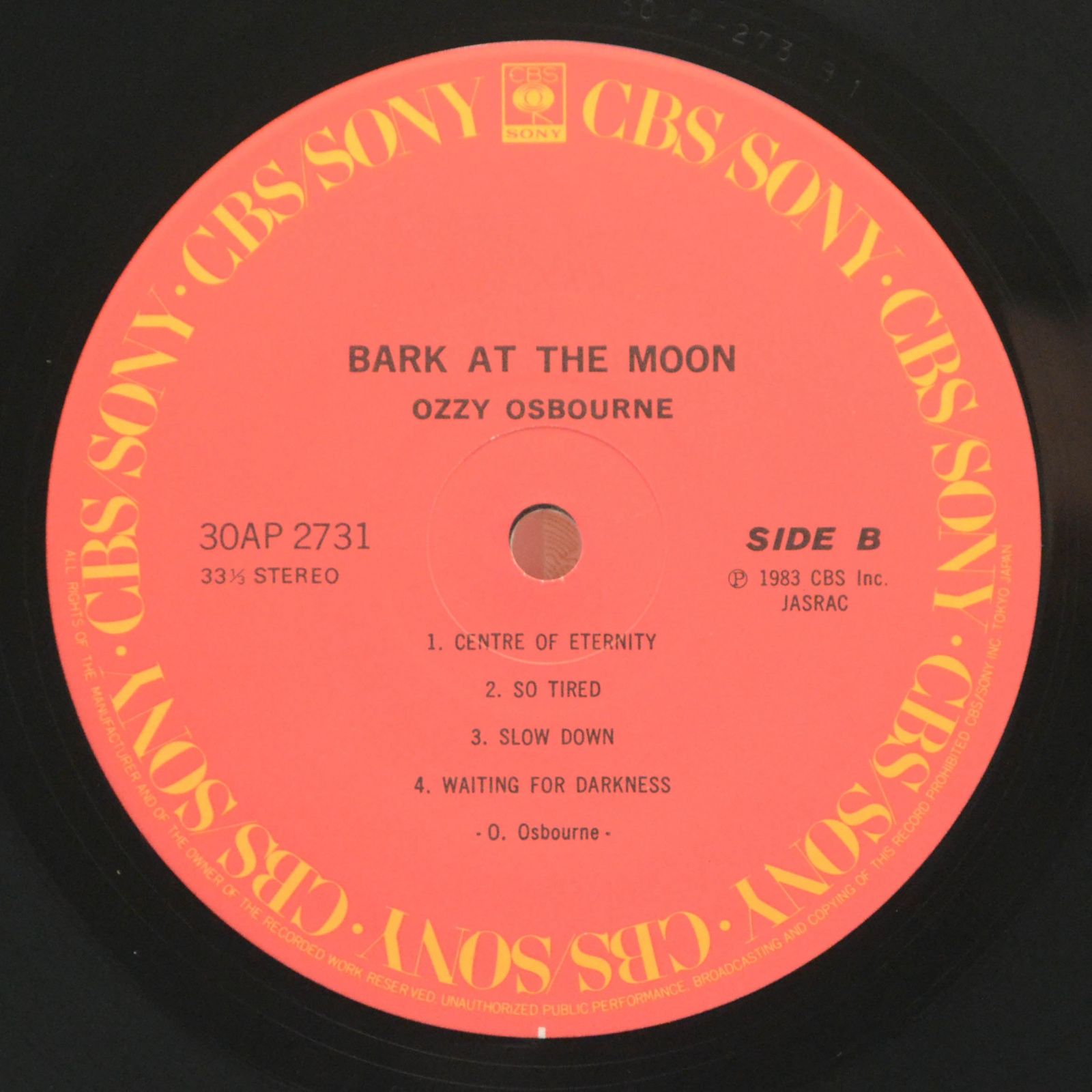 Ozzy Osbourne — Bark At The Moon, 1983