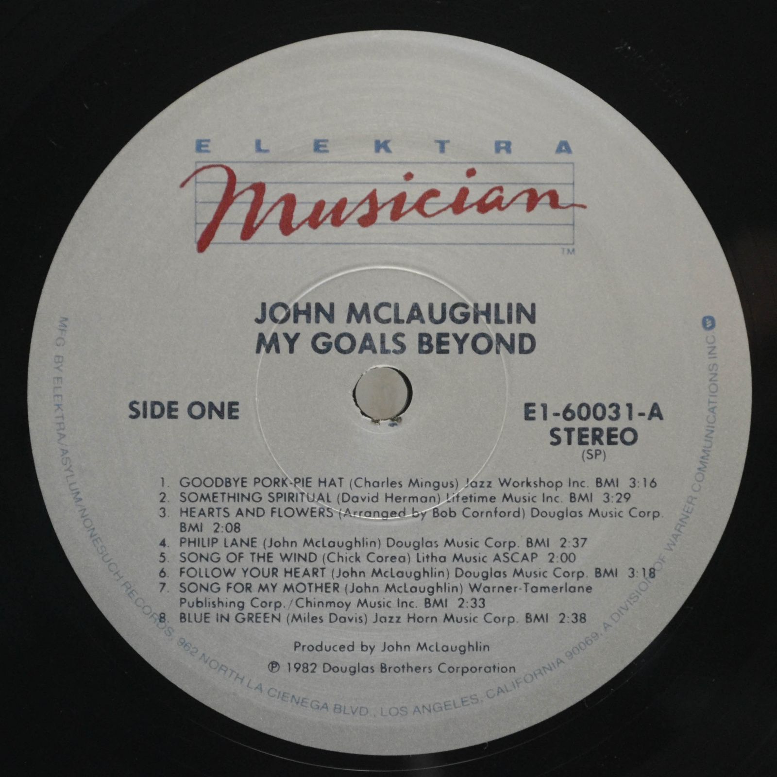 John McLaughlin — My Goals Beyond (USA), 1971