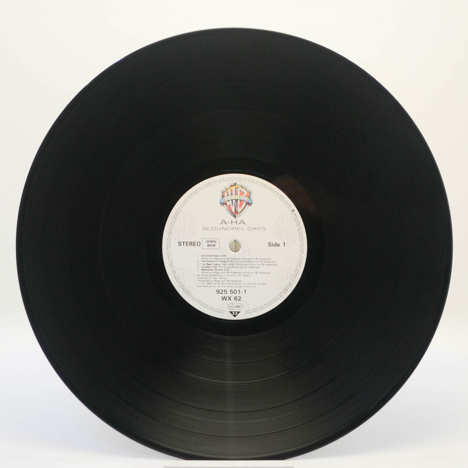 a-ha — Scoundrel Days, 1986