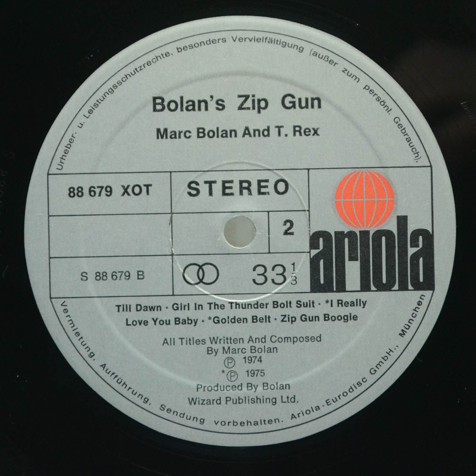 T. Rex — Bolan's Zip Gun, 1975