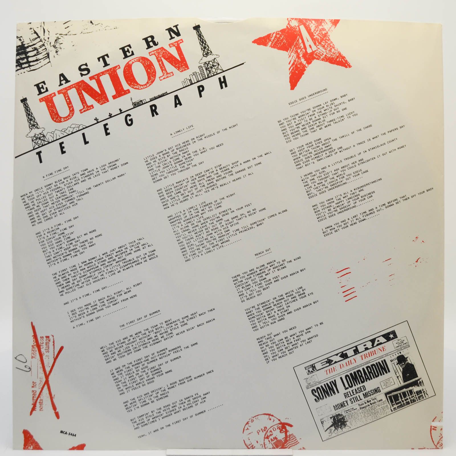 Tony Carey — Some Tough City, 1984