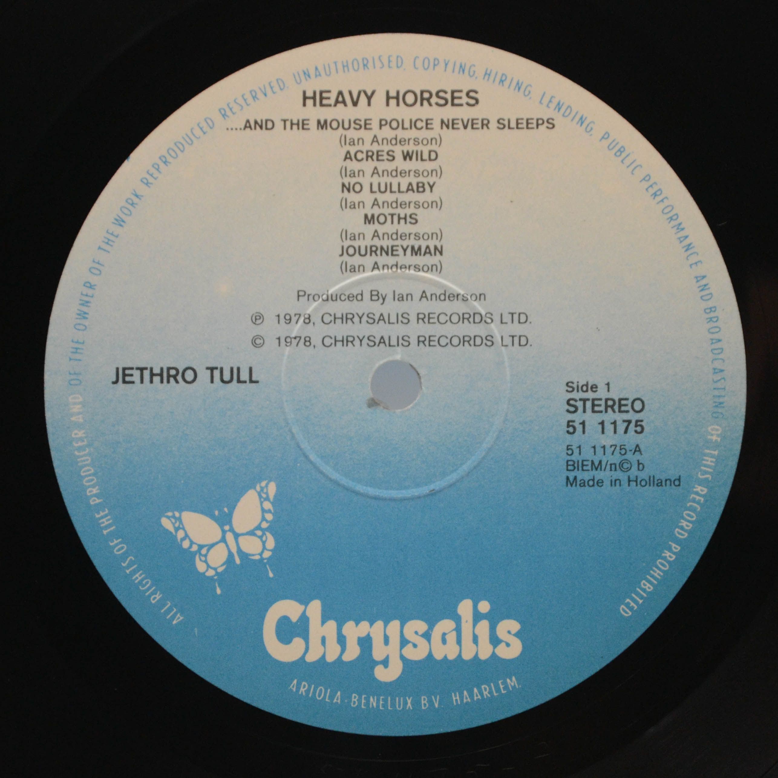 Jethro Tull — Heavy Horses, 1978