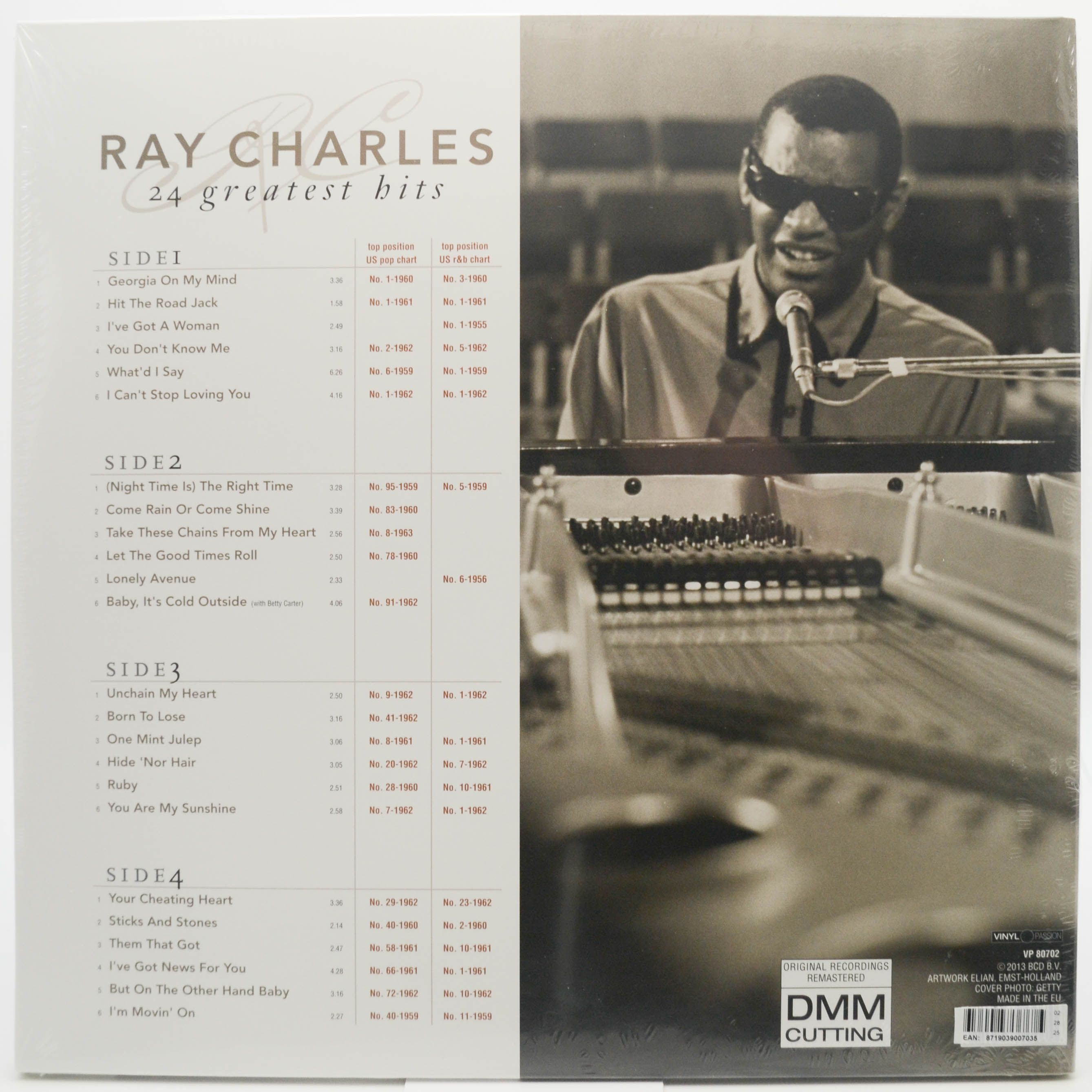 Ray Charles — 24 Greatest Hits (2LP), 2013