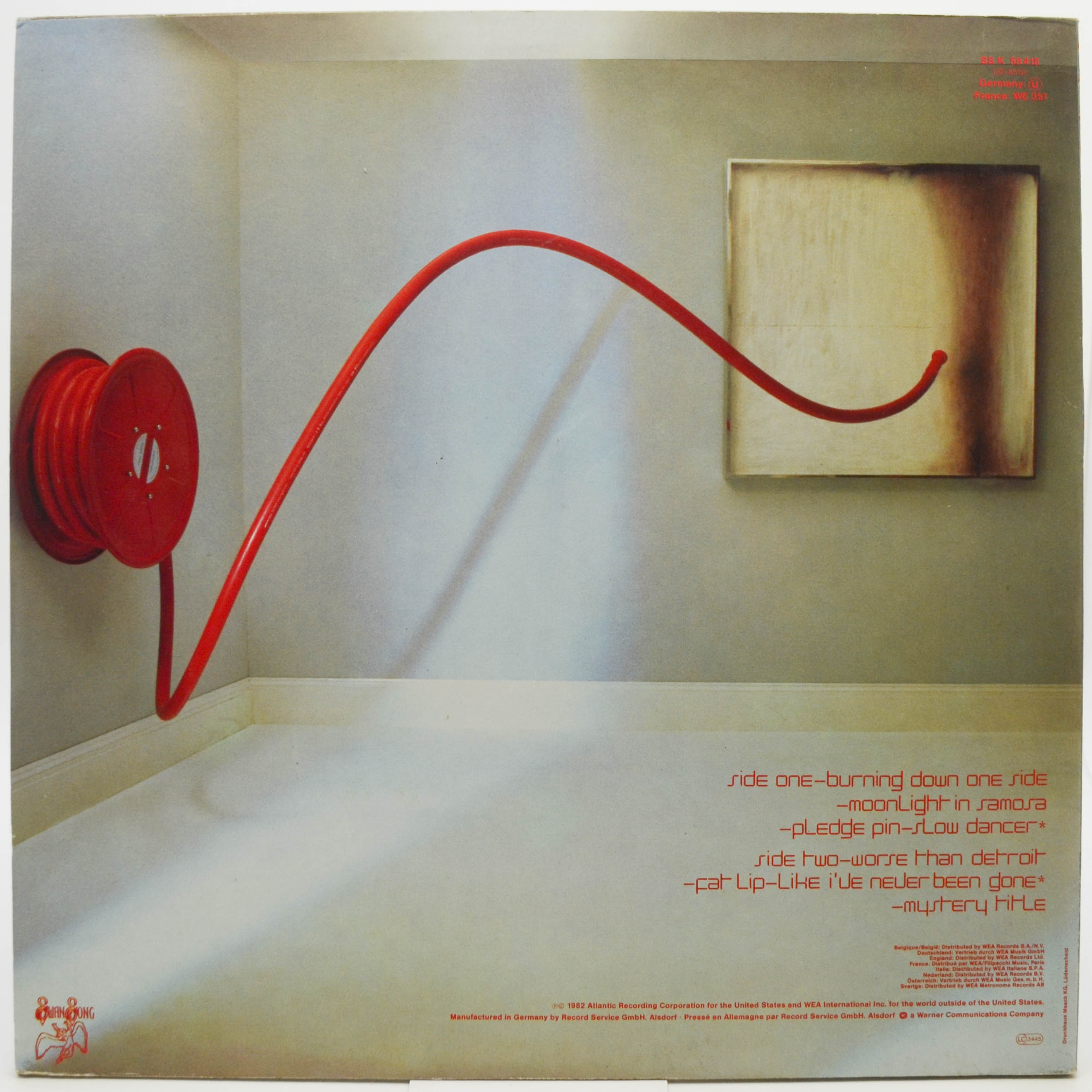 Robert Plant — Pictures At Eleven, 1982