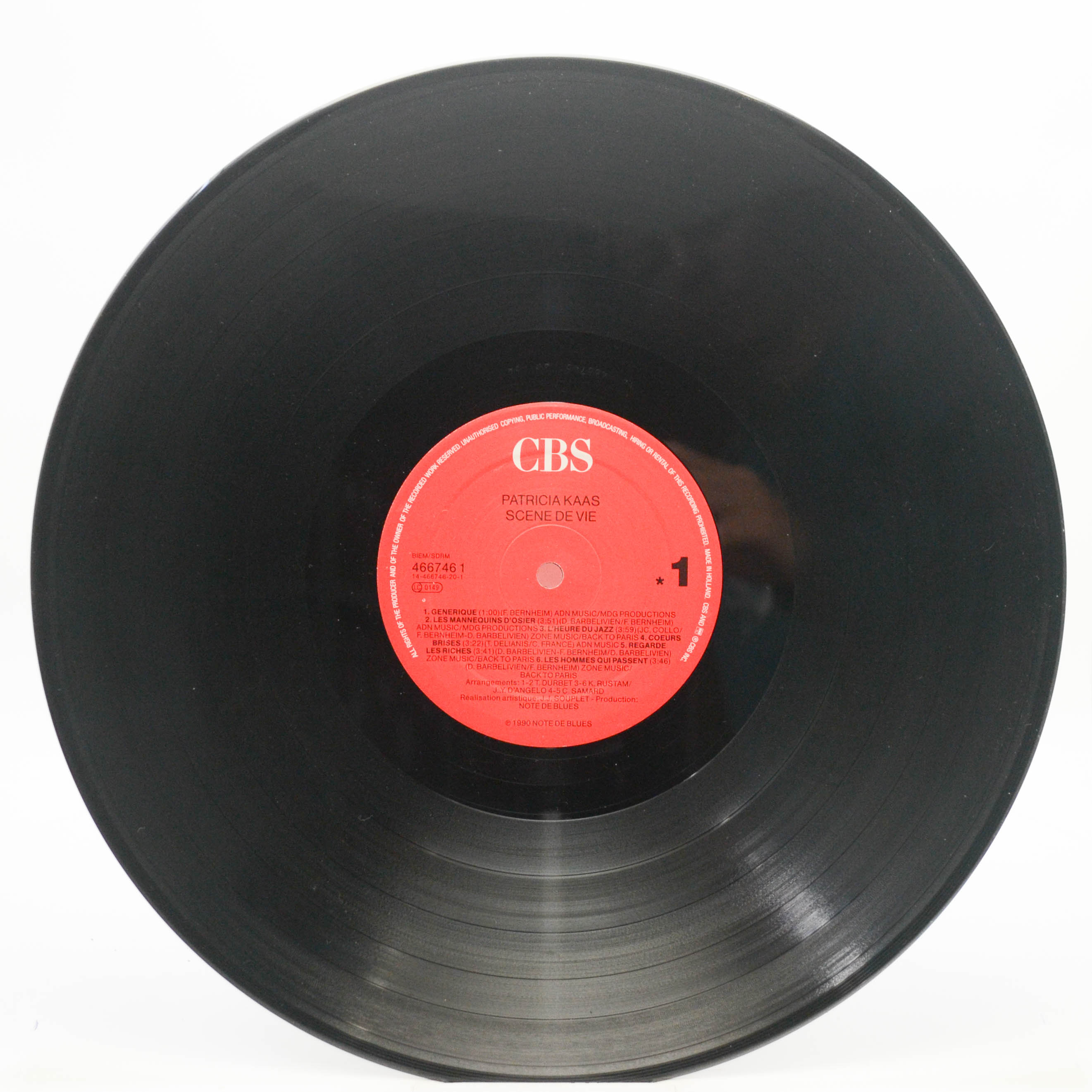 Patricia Kaas — Scène De Vie, 1990