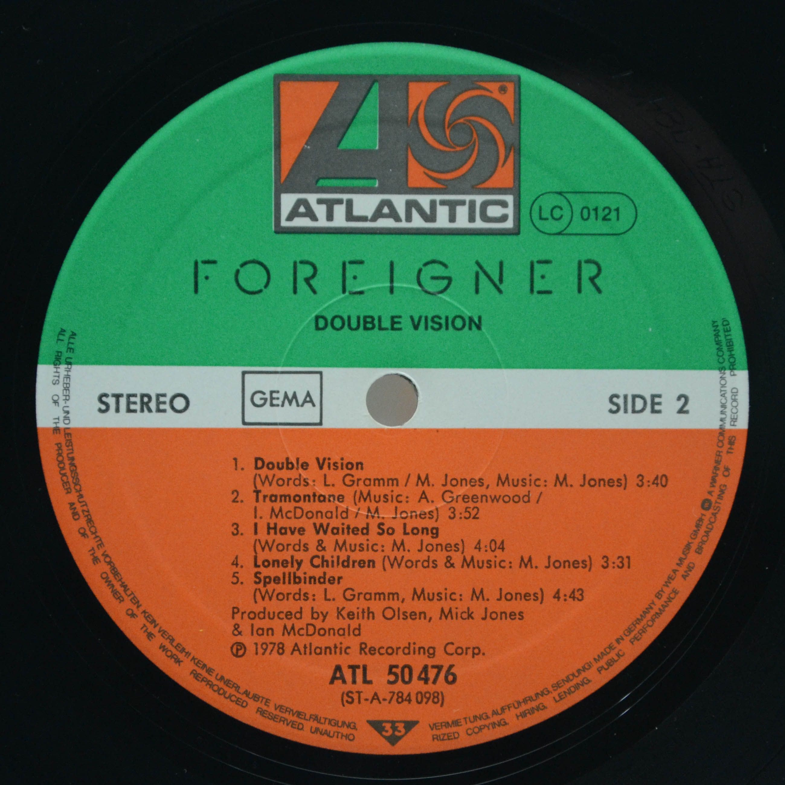 Foreigner — Double Vision, 1978