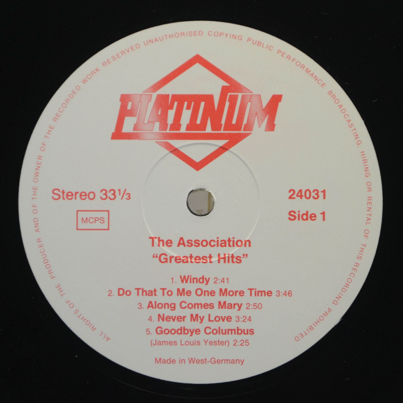 Association — Greatest Hits, 1983