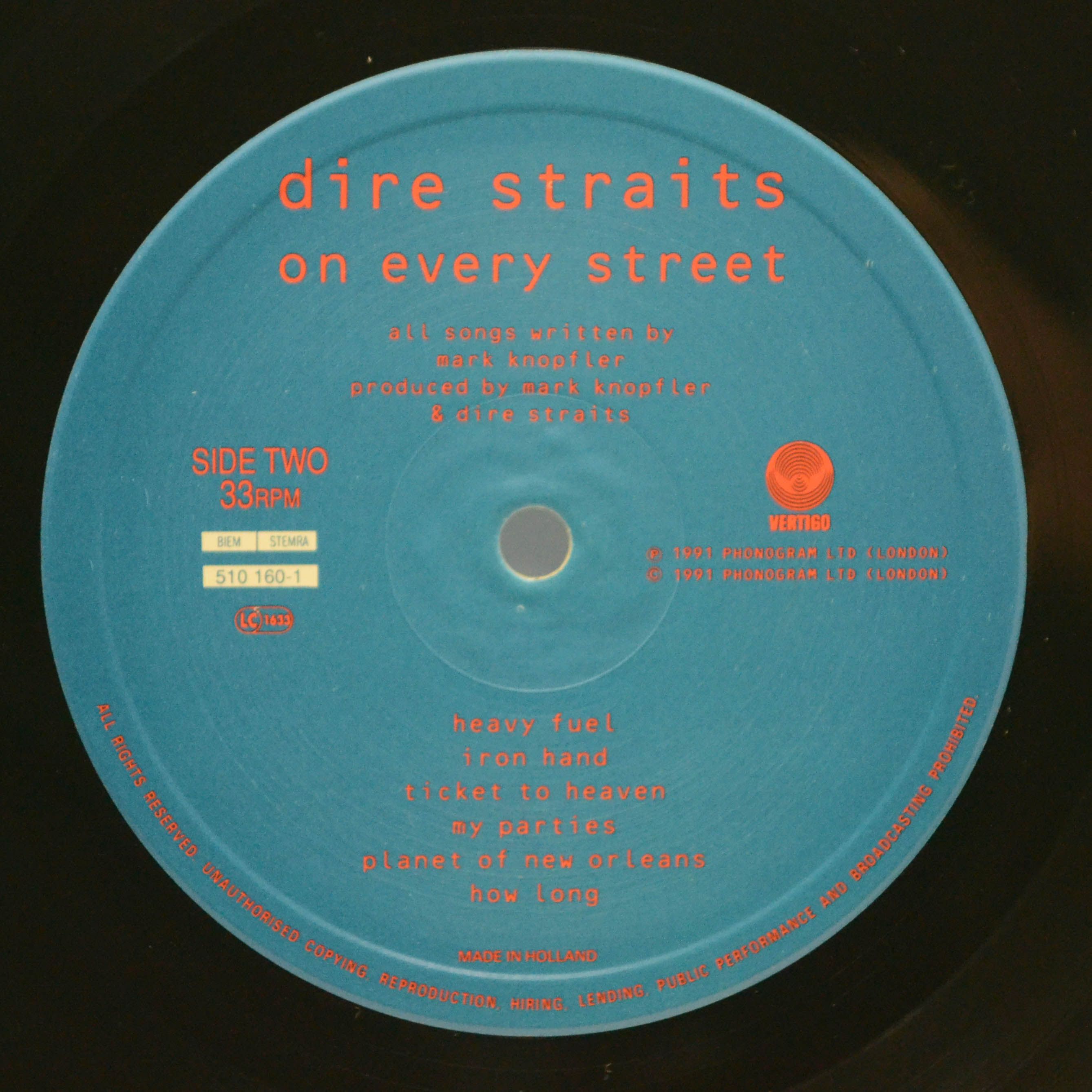 Dire Straits — On Every Street, 1991