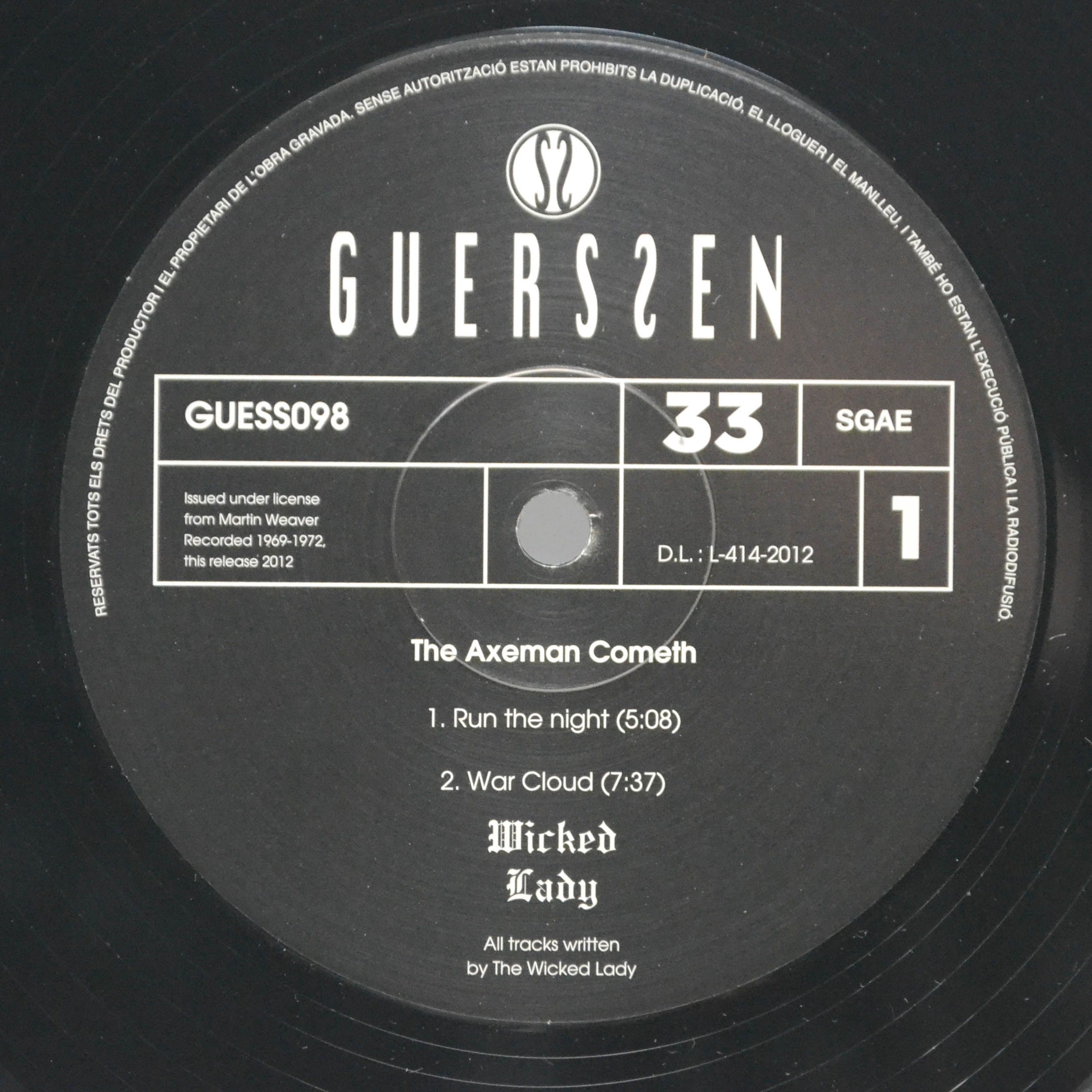 Wicked Lady — The Axeman Cometh (2LP), 1994