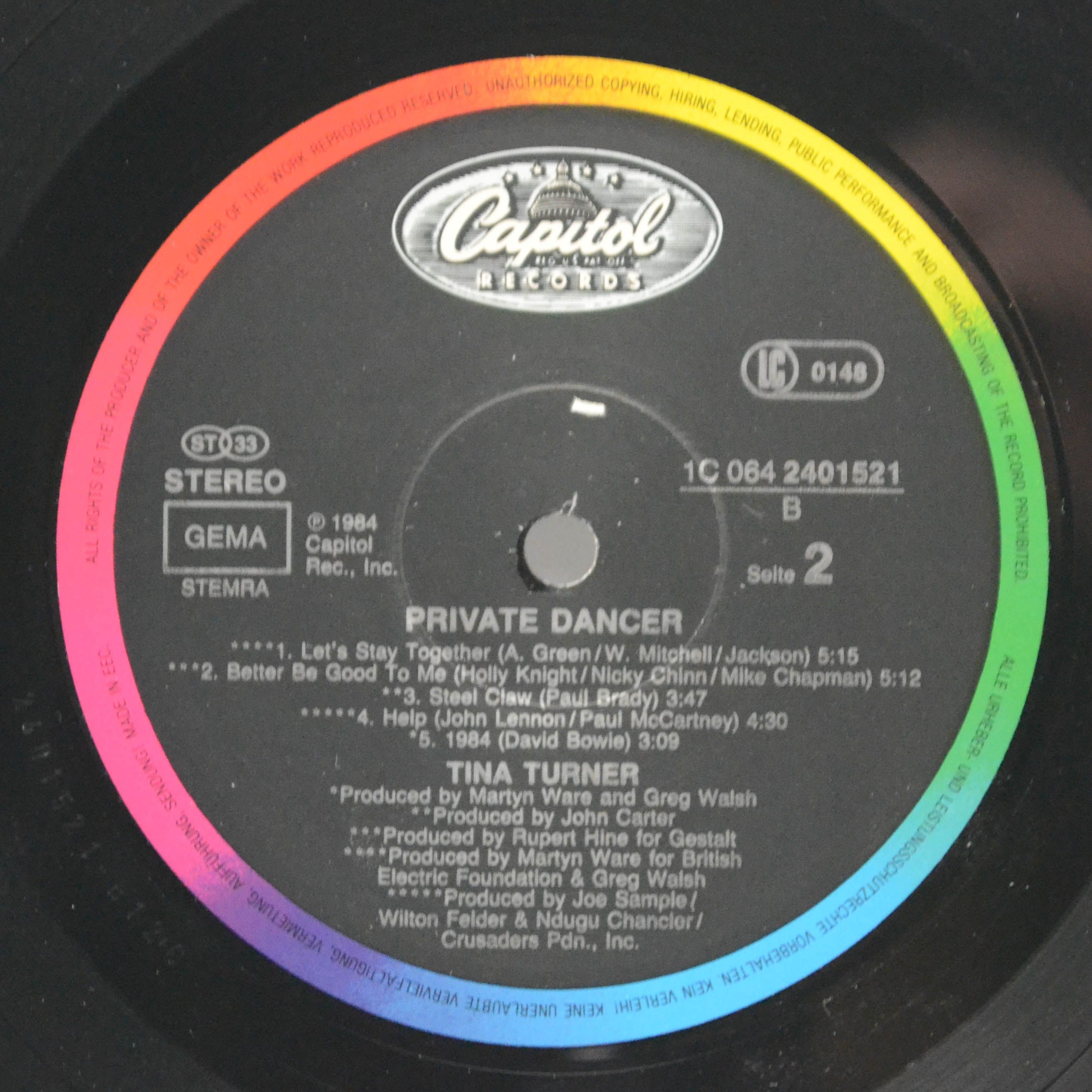 Tina Turner — Private Dancer, 1984