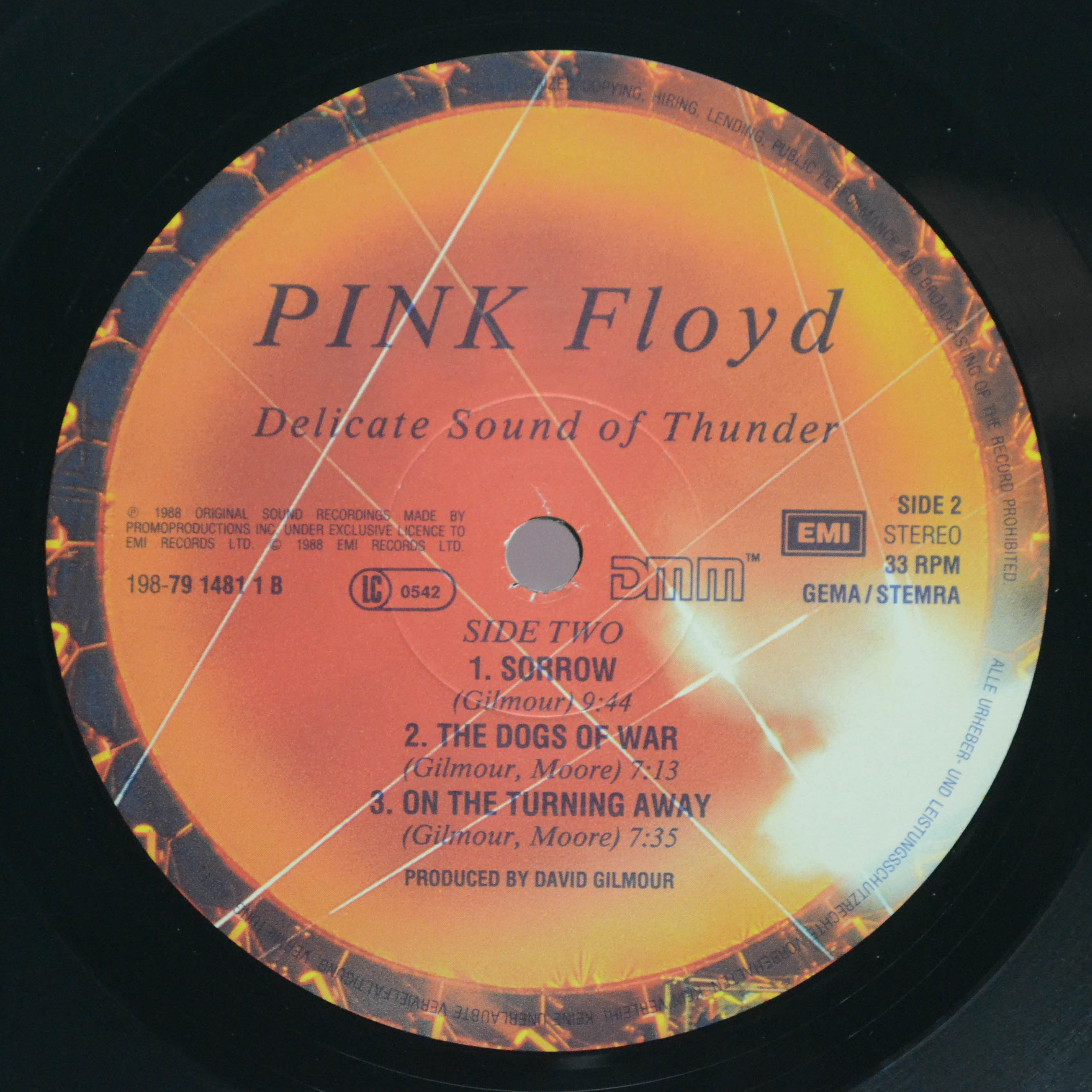 Pink Floyd — Delicate Sound Of Thunder (2LP), 1988