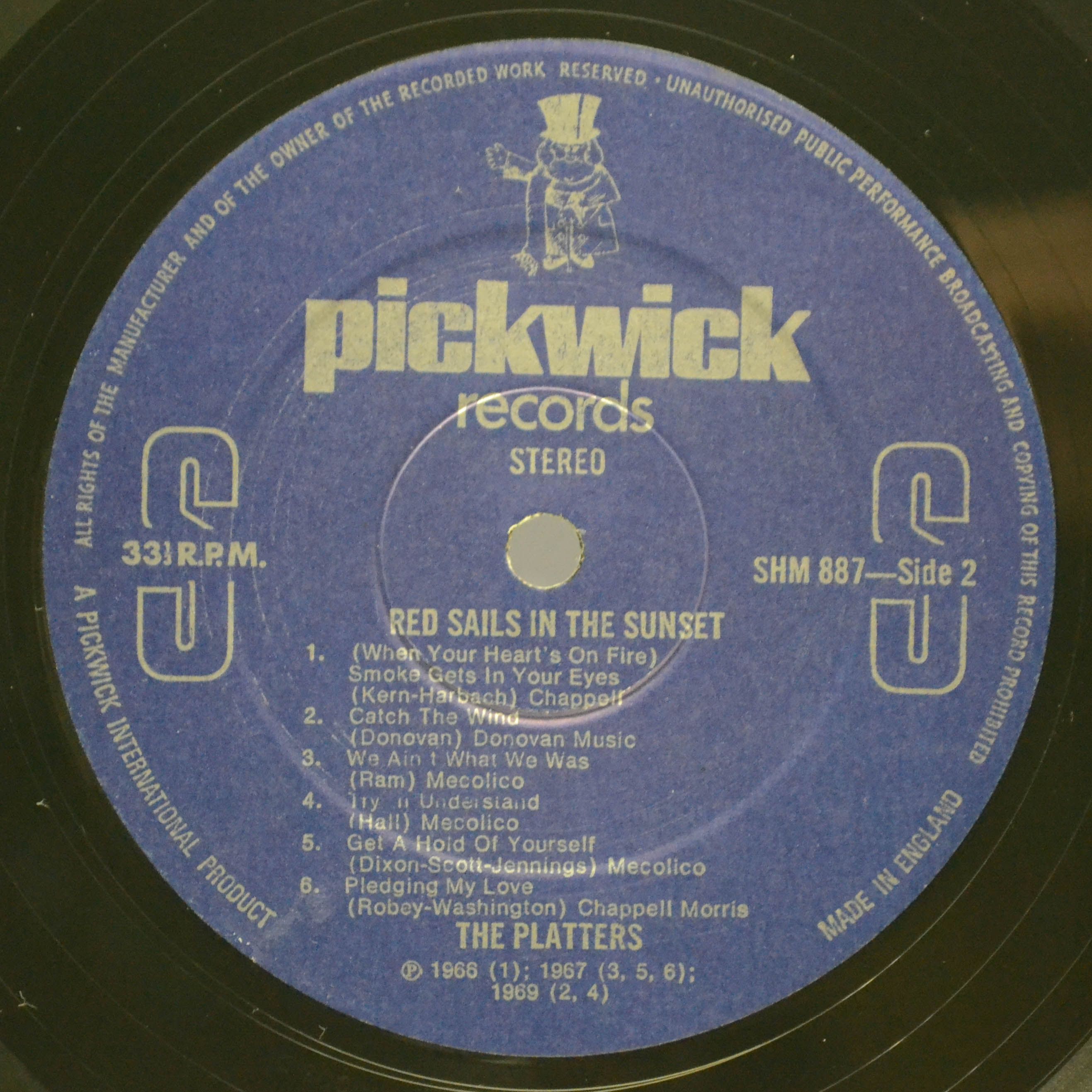 Platters — Red Sails In The Sunset, 1975