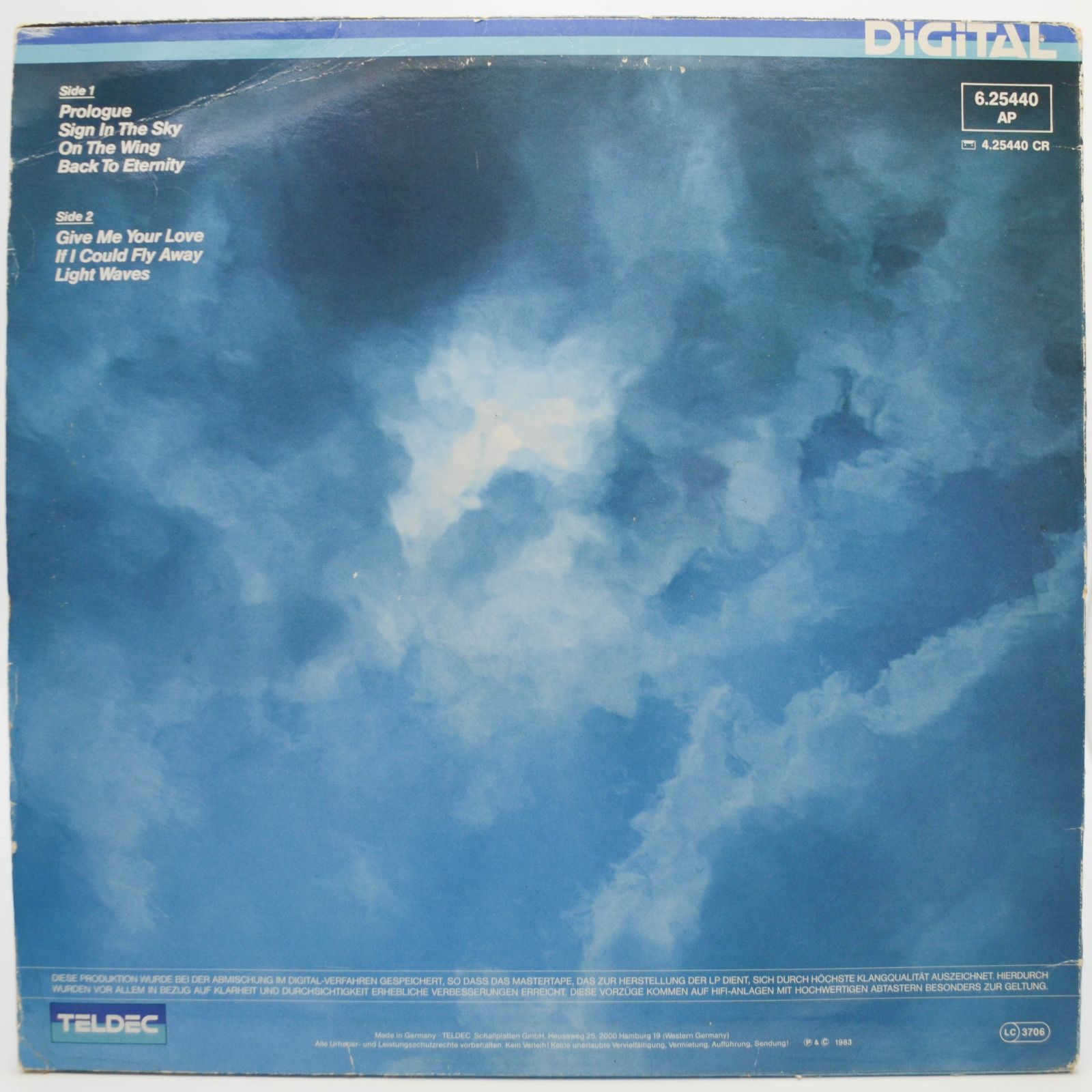 Frank Duval — If I Could Fly Away, 1983