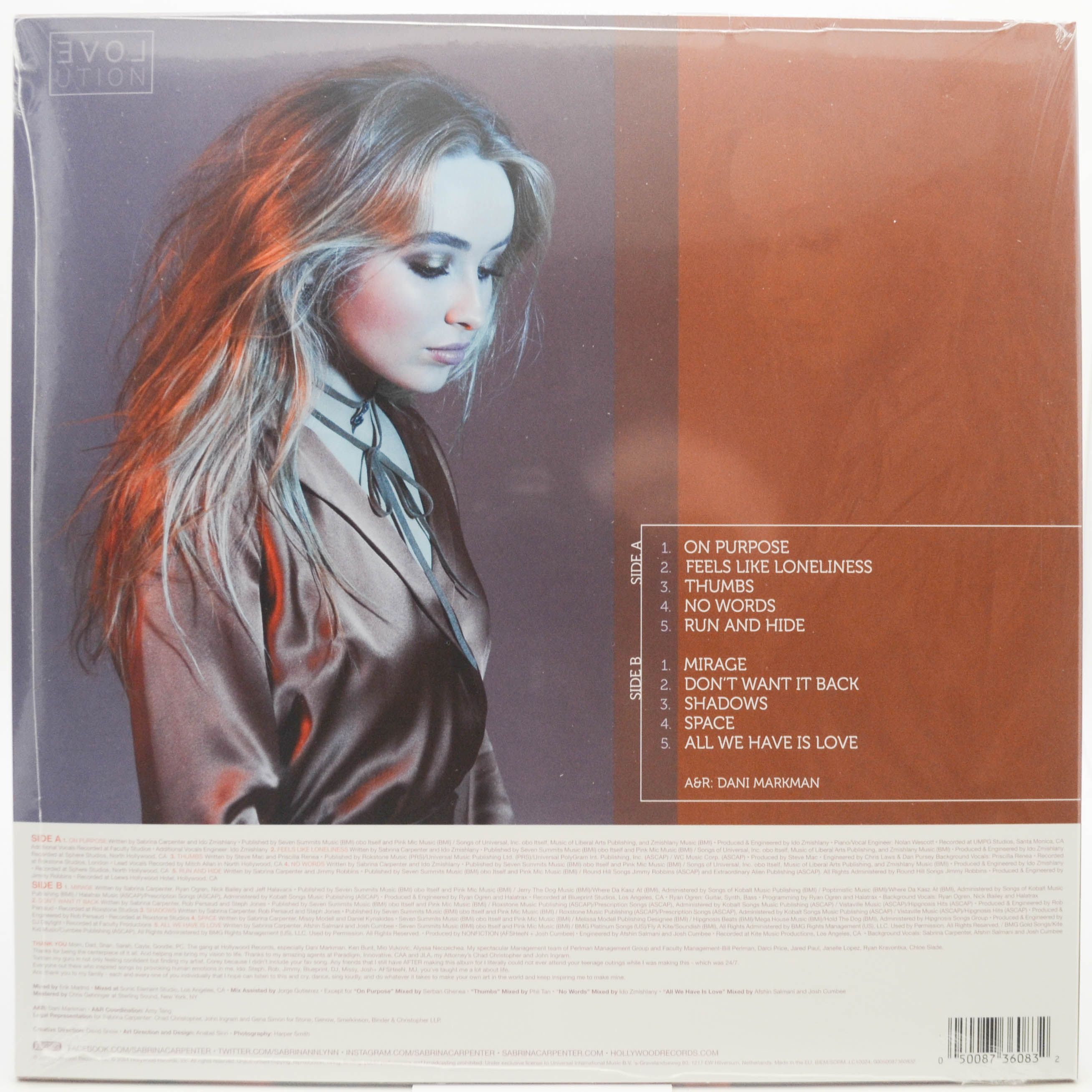 Sabrina Carpenter — Evolution, 2016