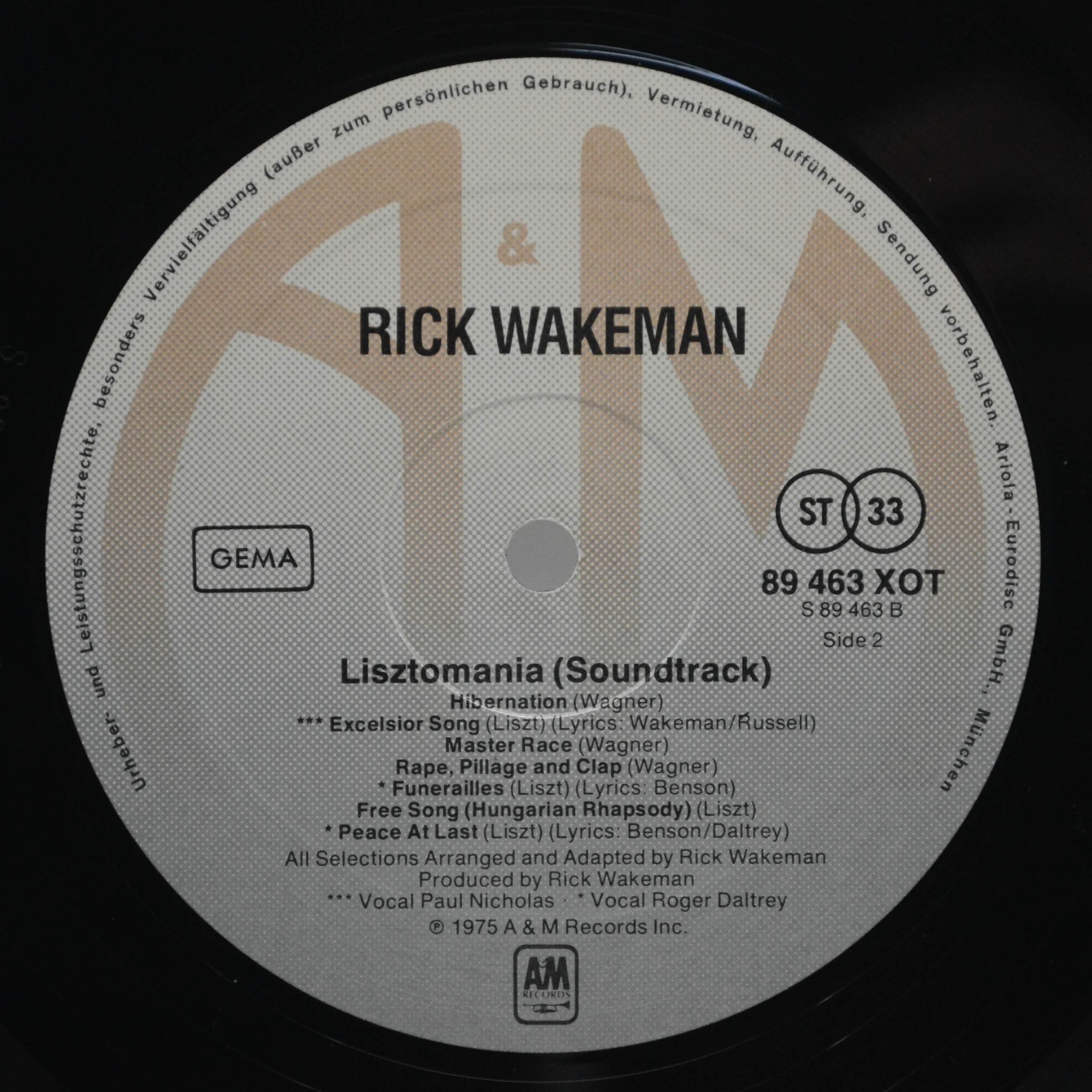 Rick Wakeman — Lisztomania, 1975