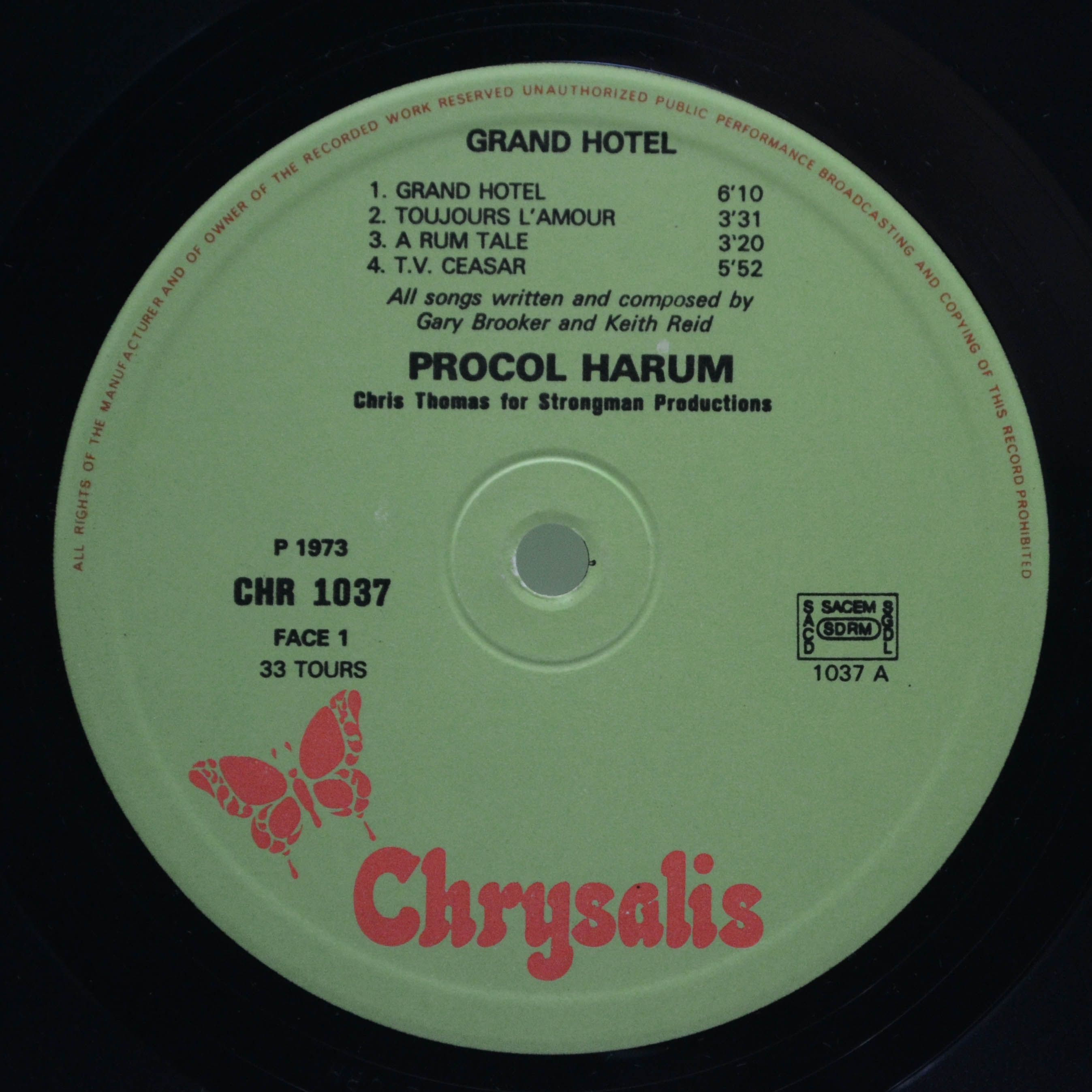 Procol Harum — Grand Hotel, 1973
