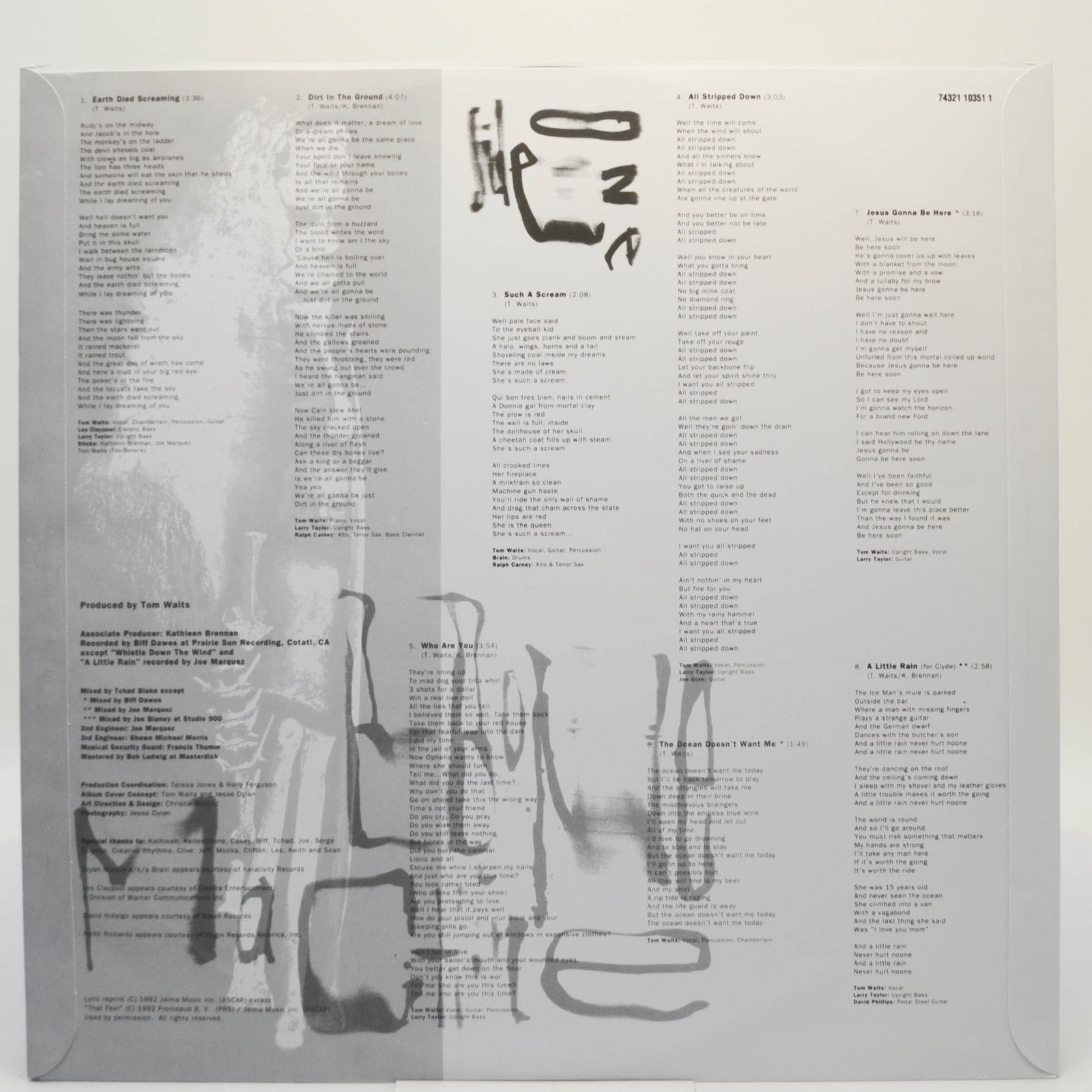 Tom Waits — Bone Machine, 1992