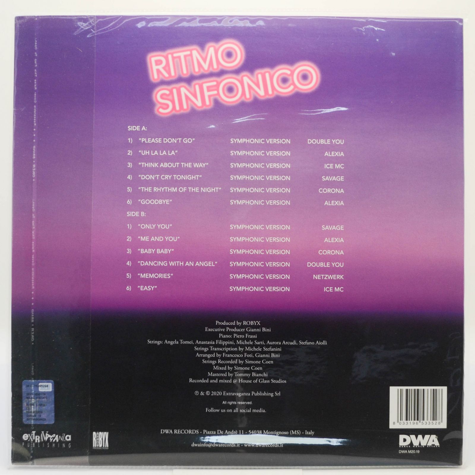 Savage — Ritmo Sinfonico - Savage & Friends (Italy, Автограф Savage), 2020