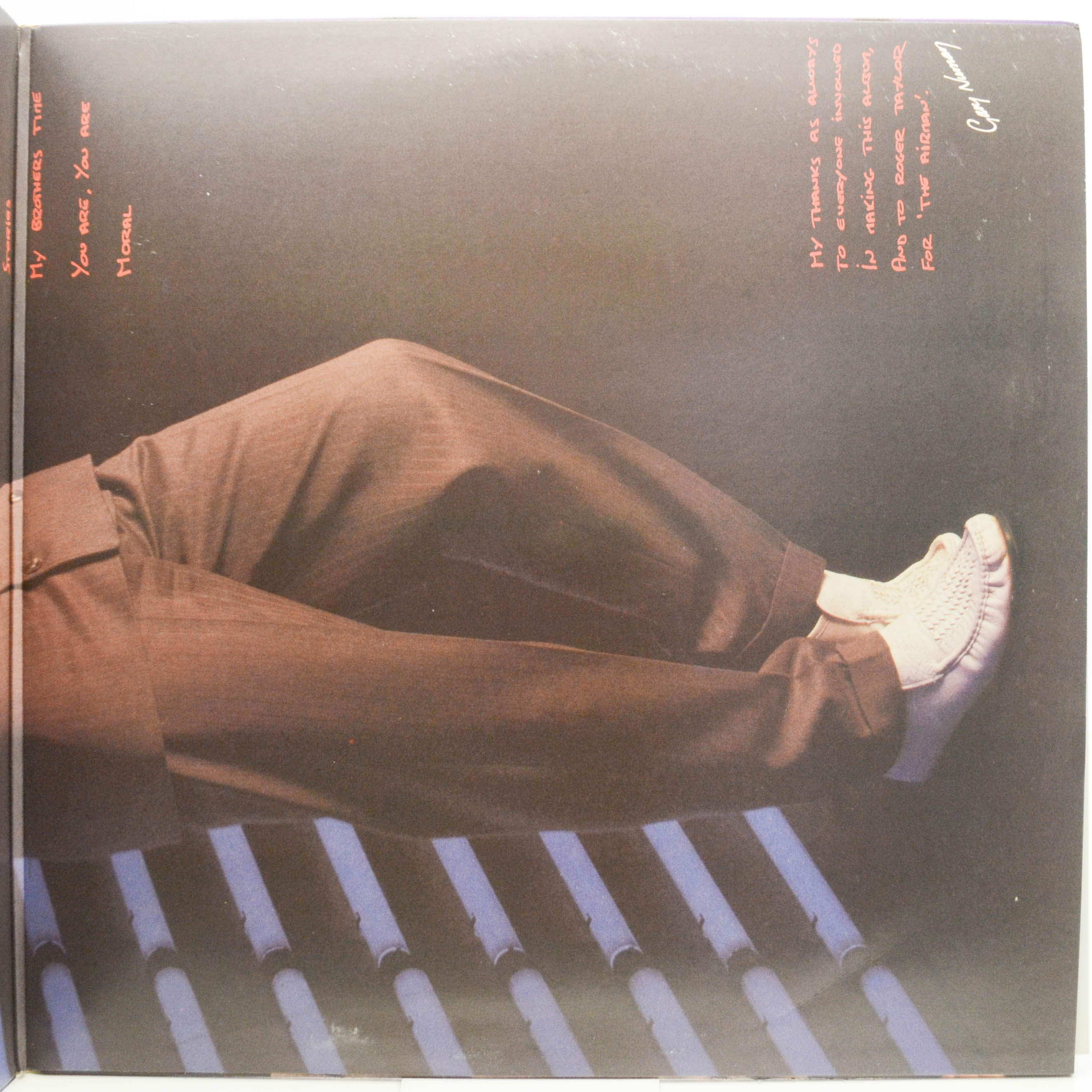 Gary Numan — Dance (1-st, UK, poster), 1981