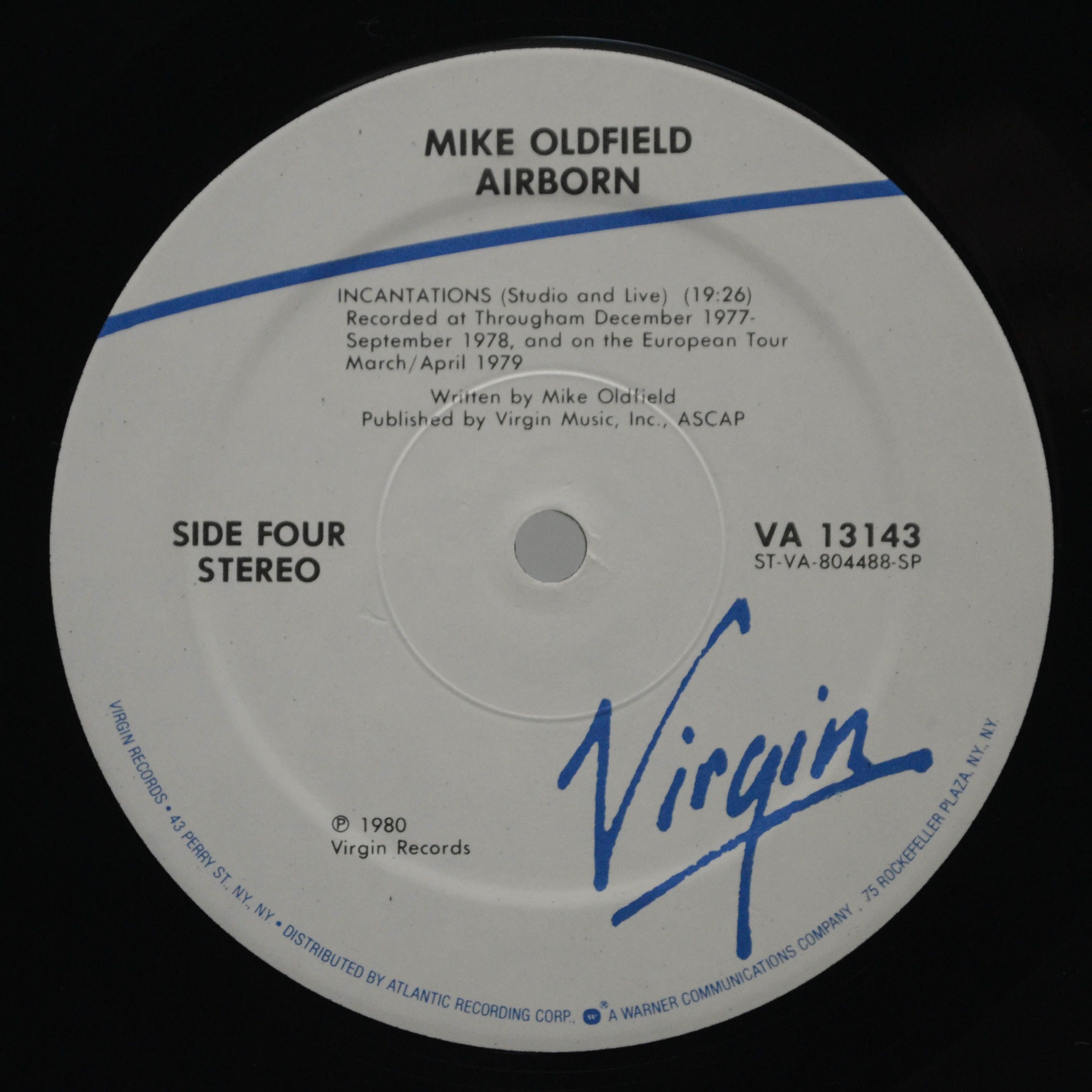 Mike Oldfield — Airborn (2LP), 1980