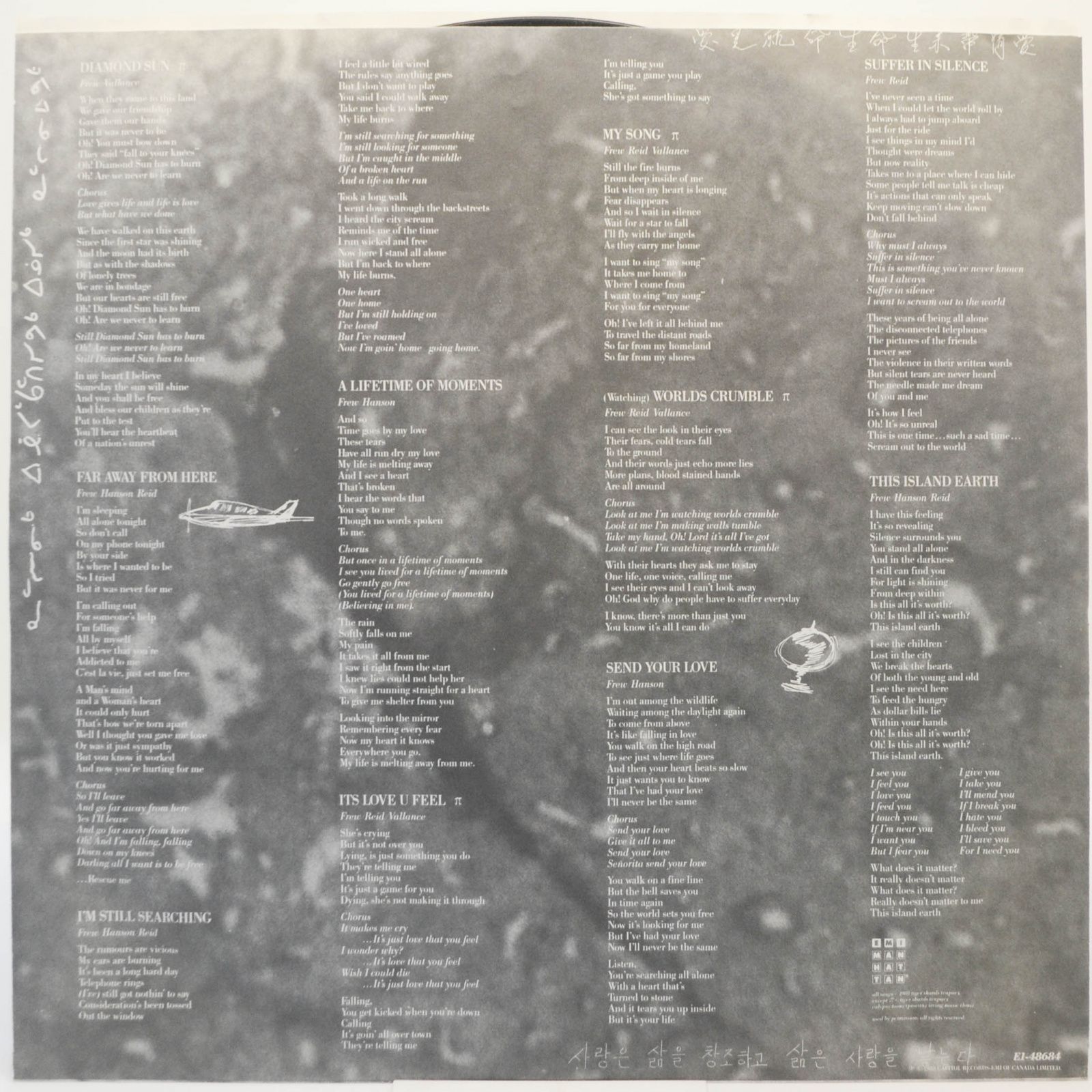 Glass Tiger — Diamond Sun, 1988