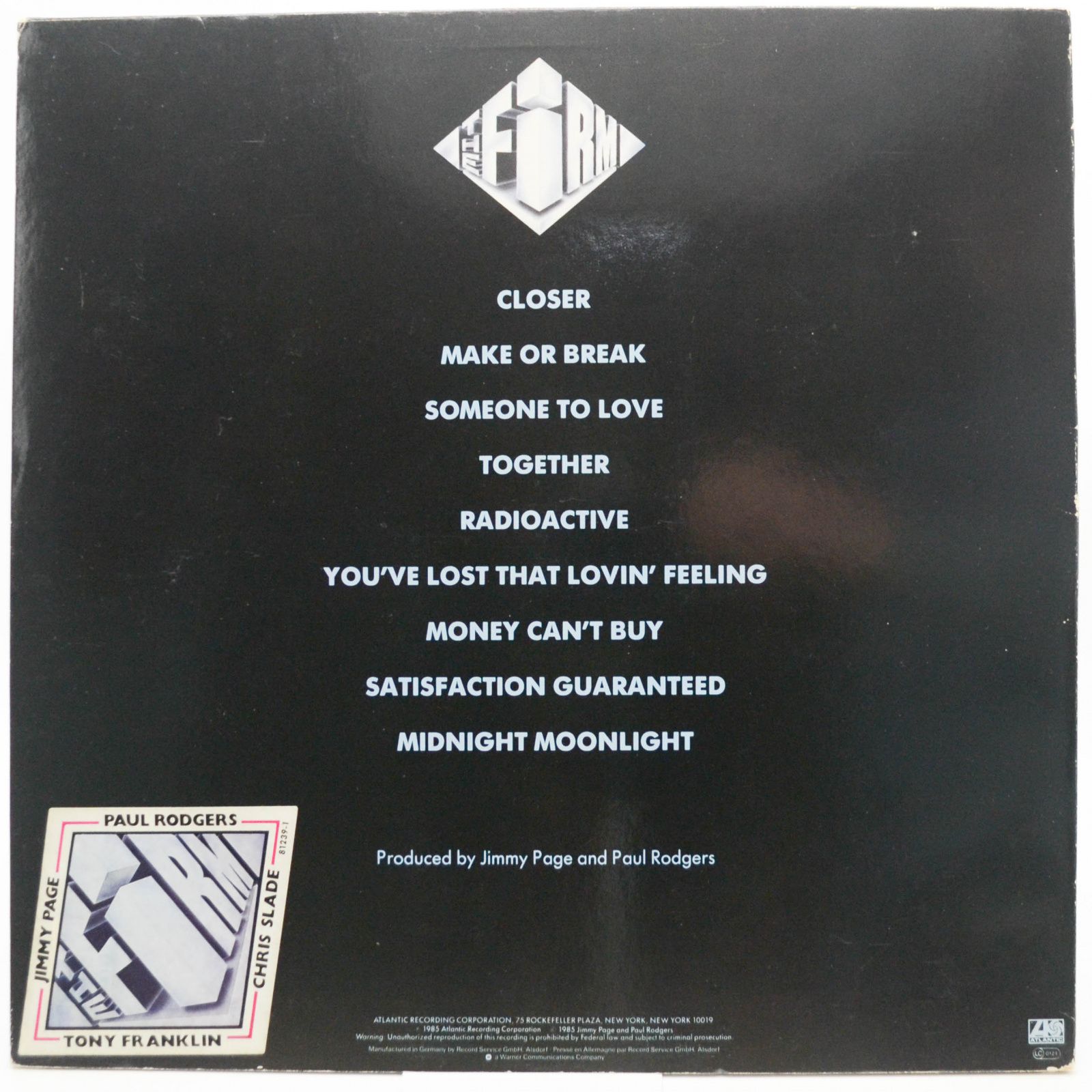 Firm — The Firm, 1985