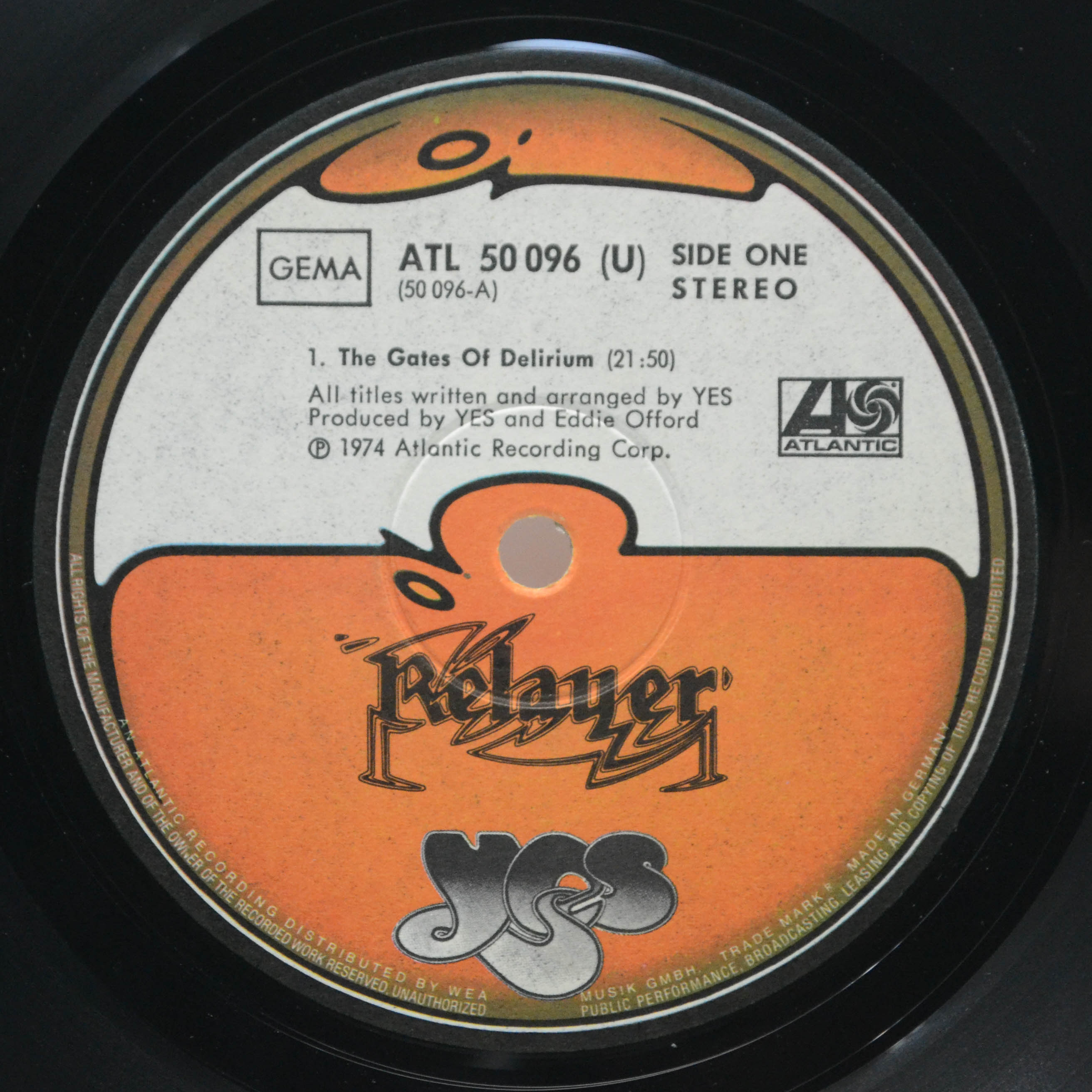 Yes — Relayer, 1974