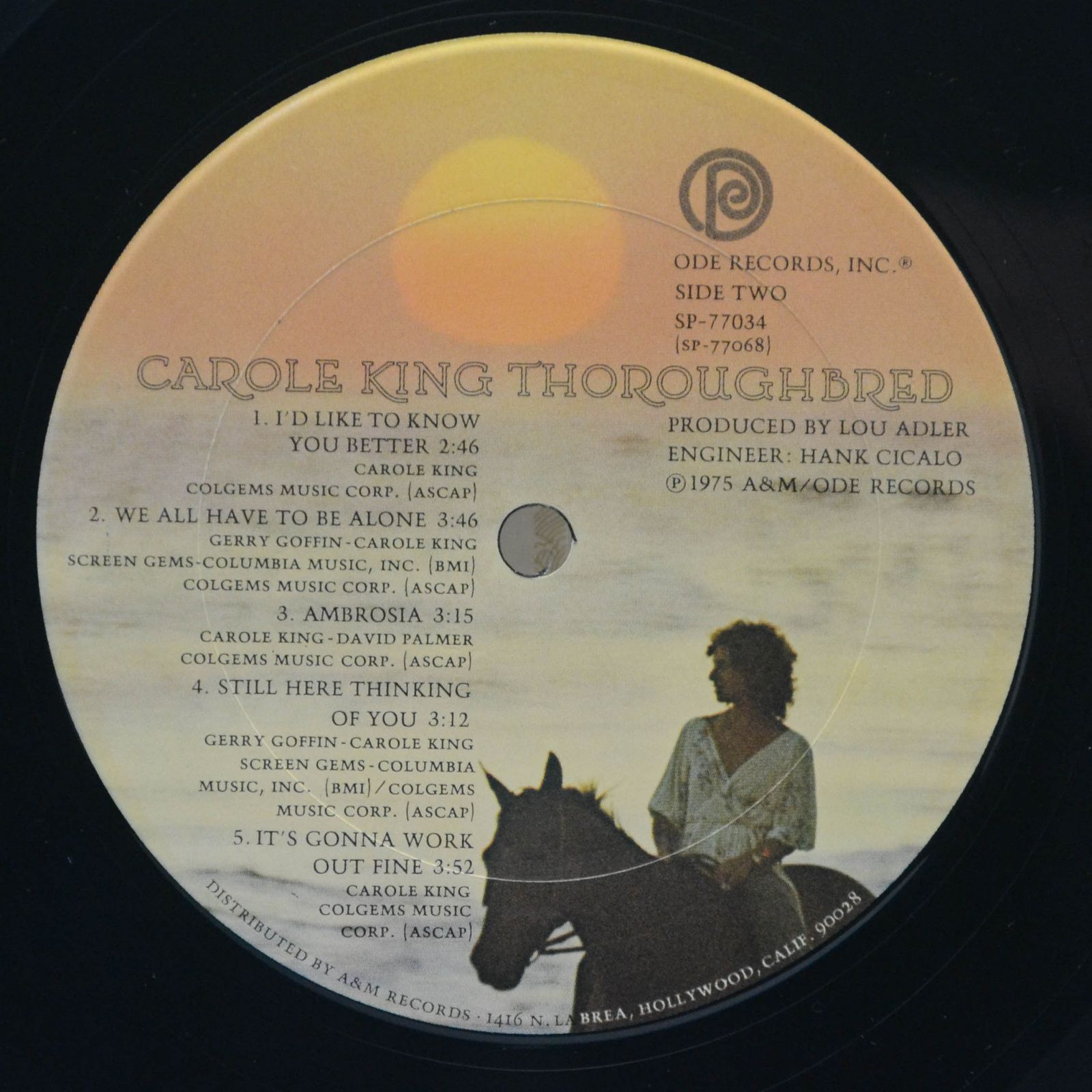 Carole King — Thoroughbred, 1975