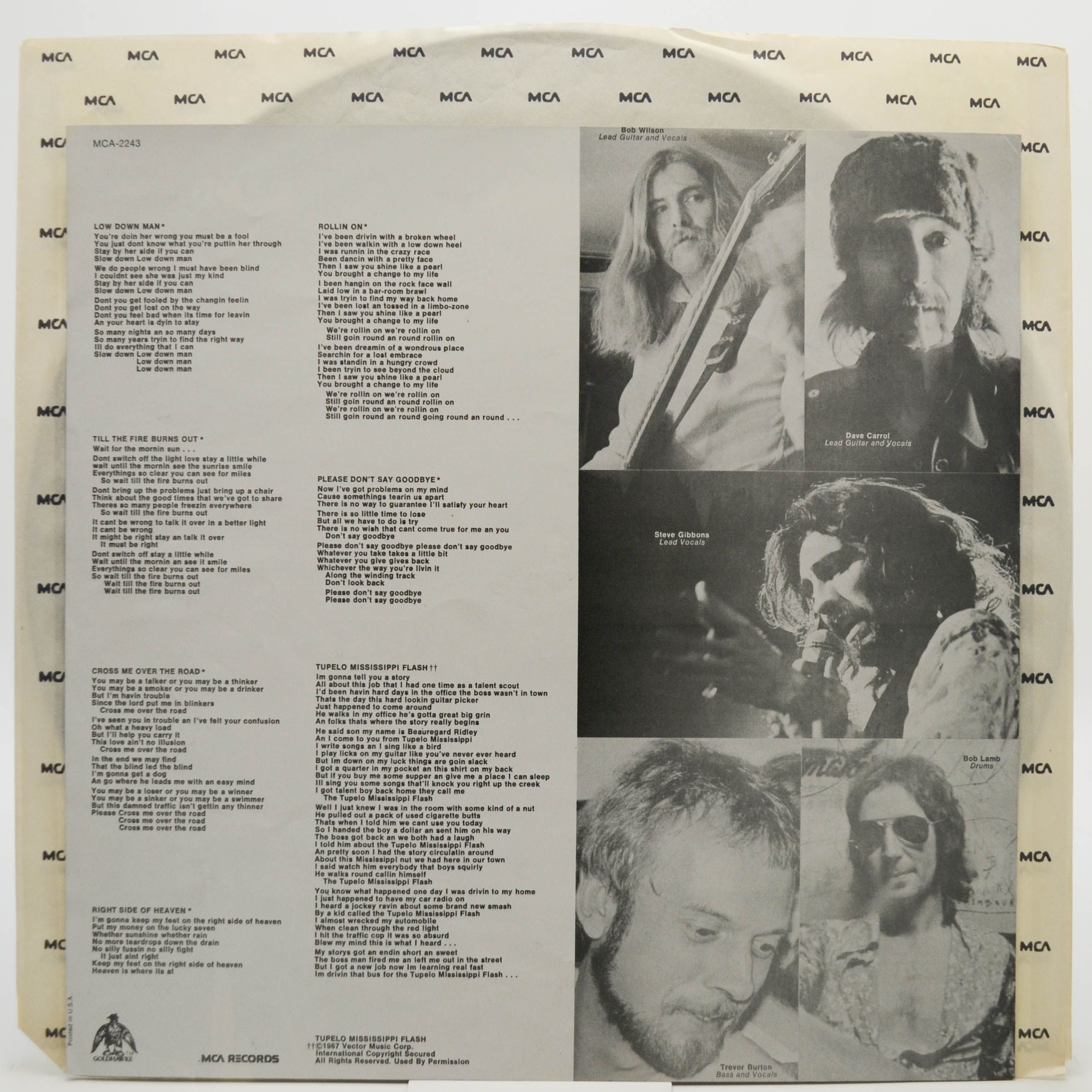 Steve Gibbons Band — Rollin' On (USA), 1977