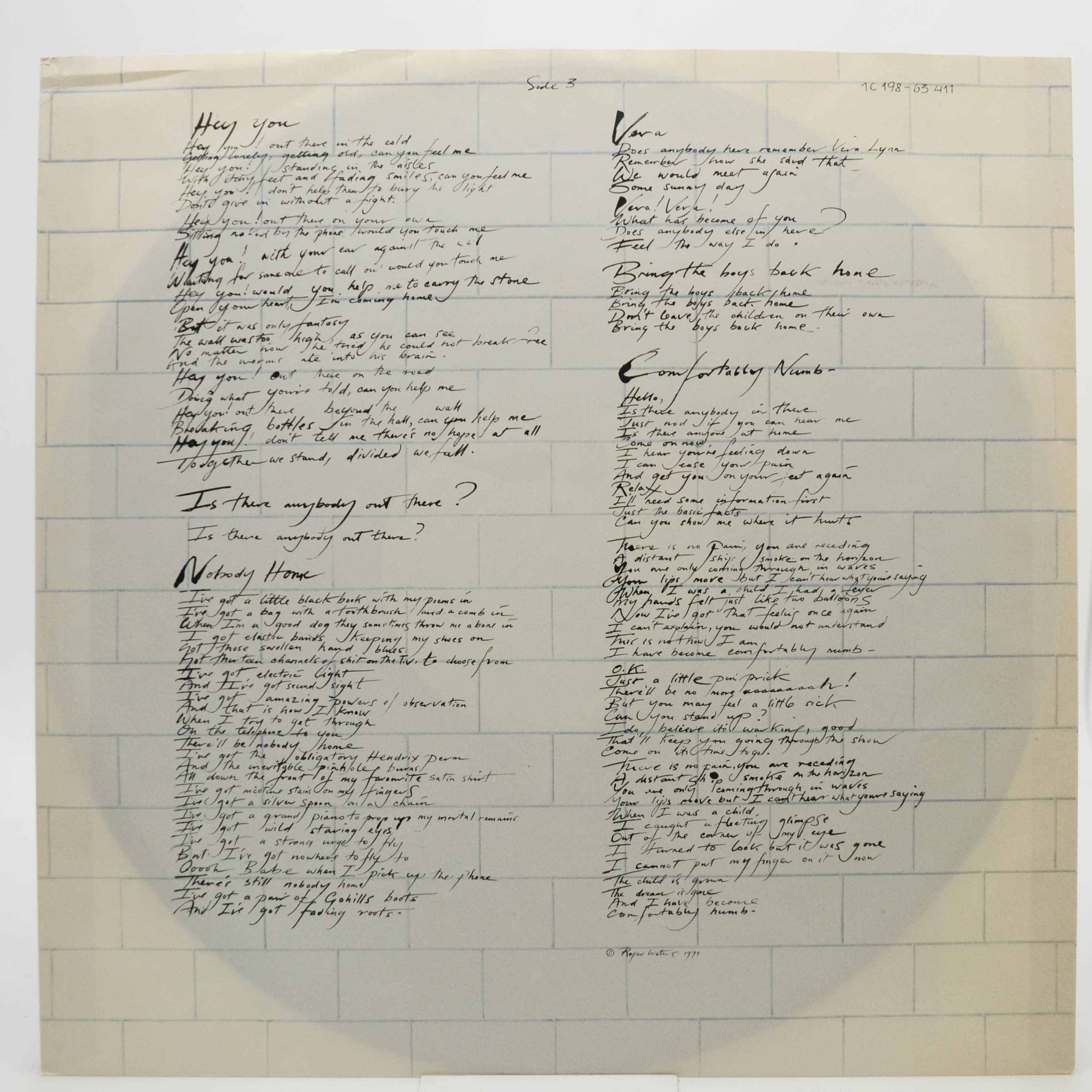 Pink Floyd — The Wall (2LP), 1979