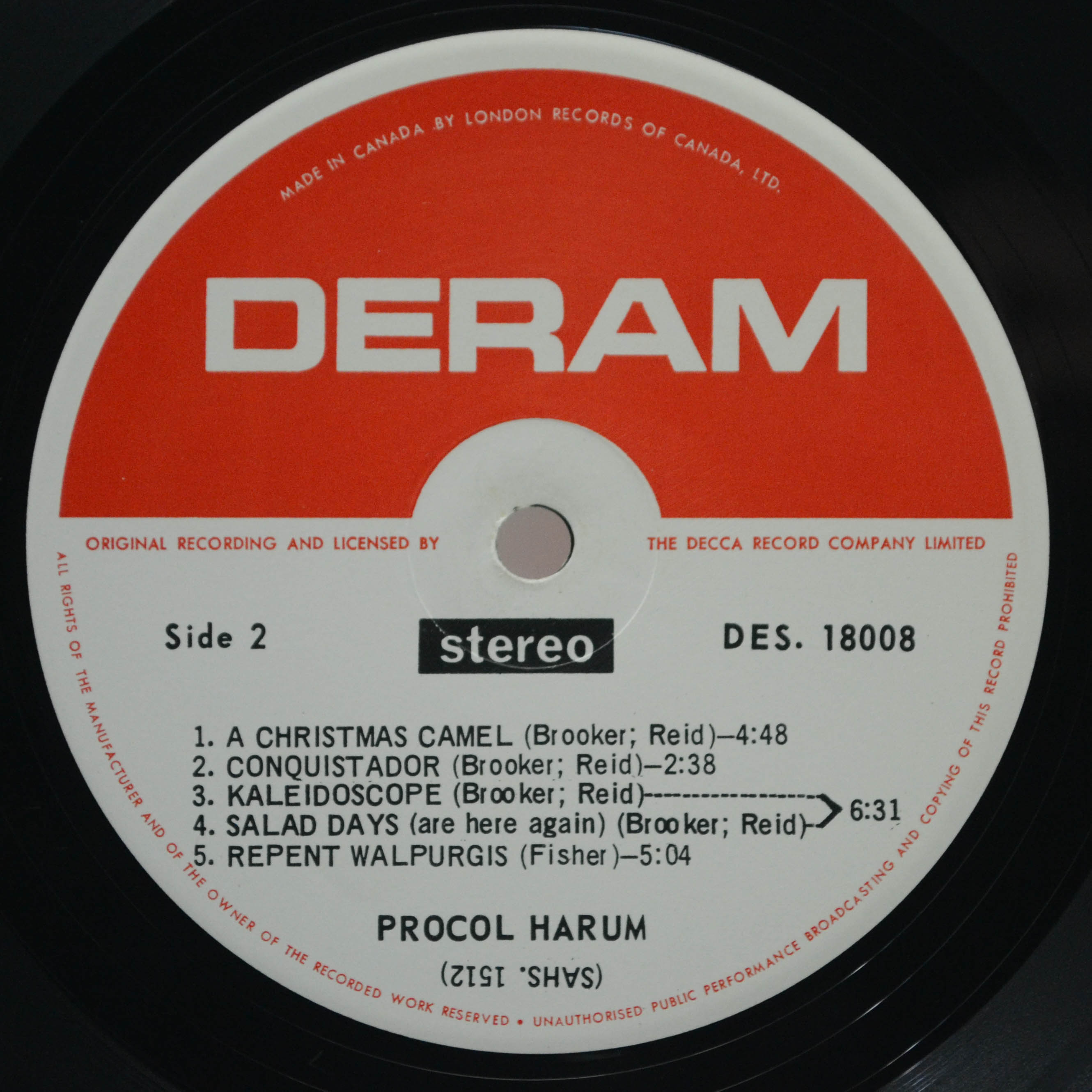 Procol Harum — Procol Harum, 1967