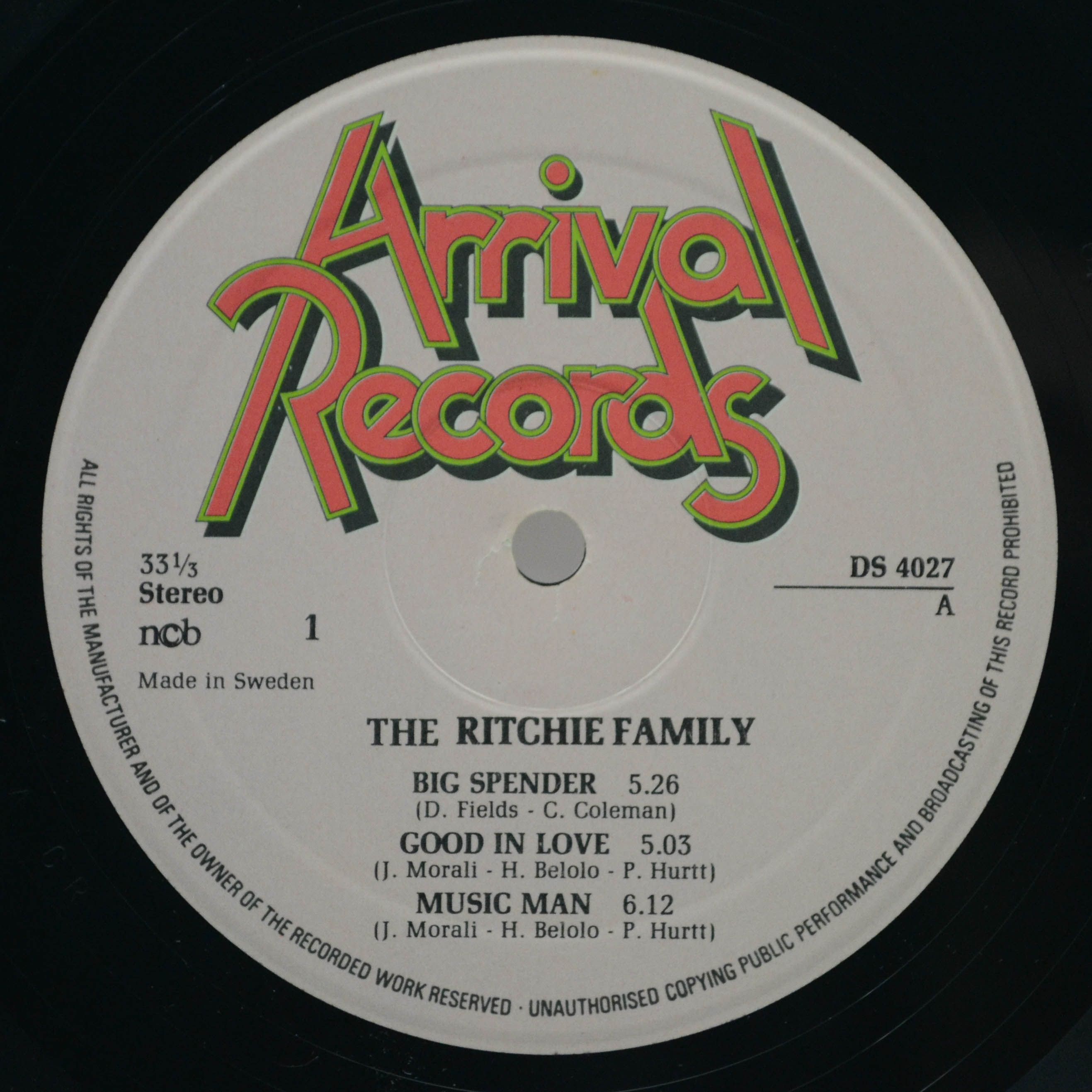 Ritchie Family — American Generation, 1978