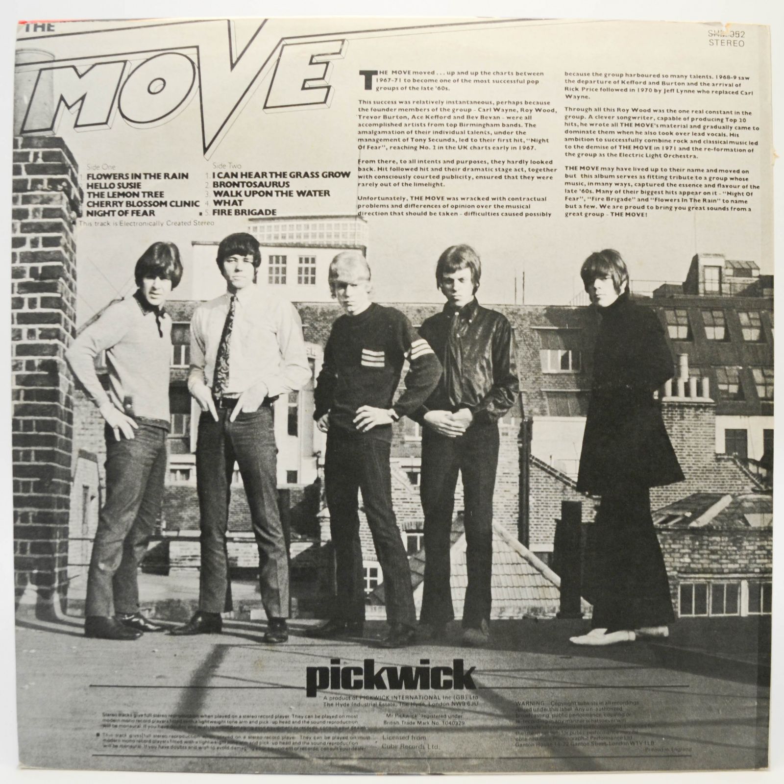 Move — The Greatest Hits Vol. 1 (UK), 1978
