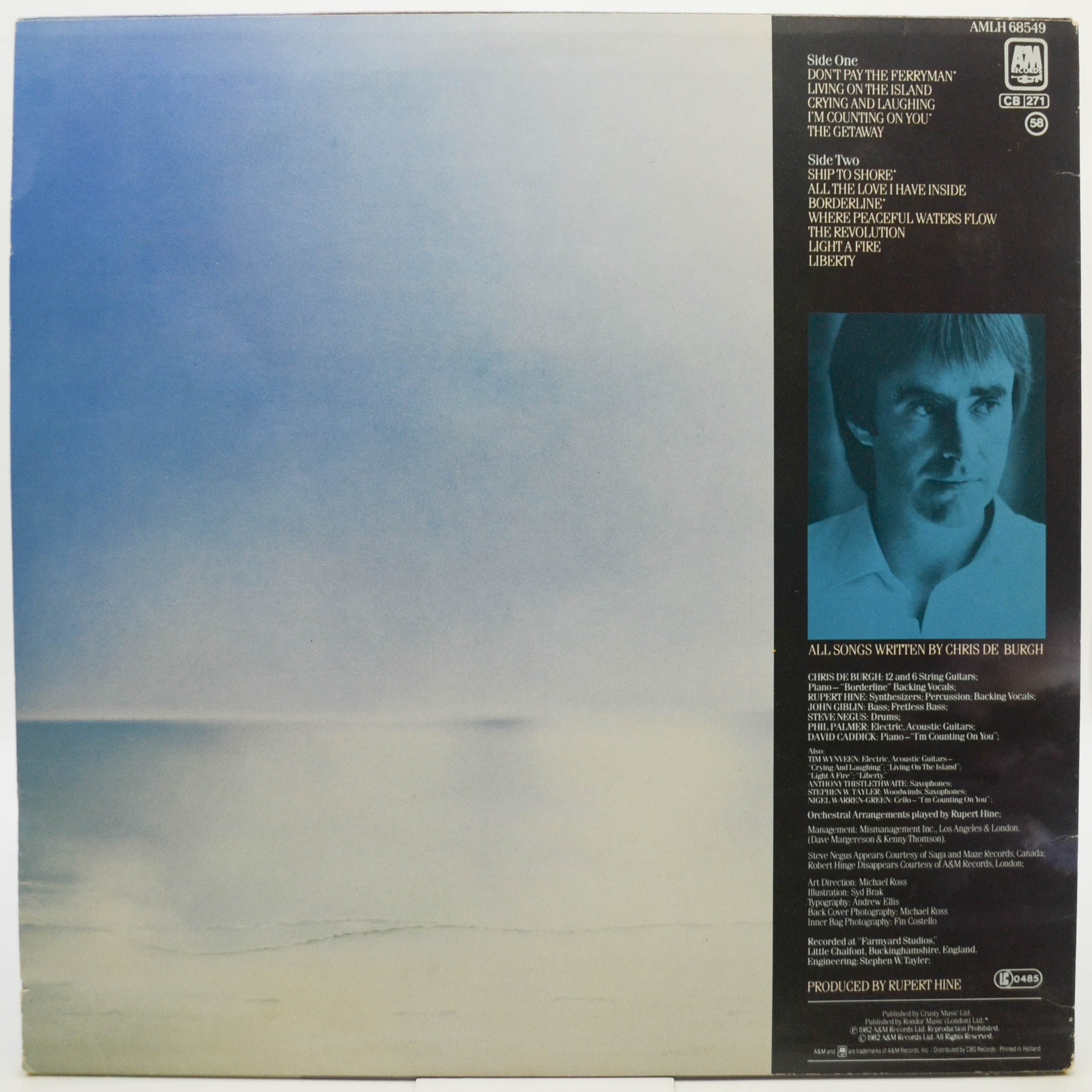 Chris de Burgh — The Getaway, 1982