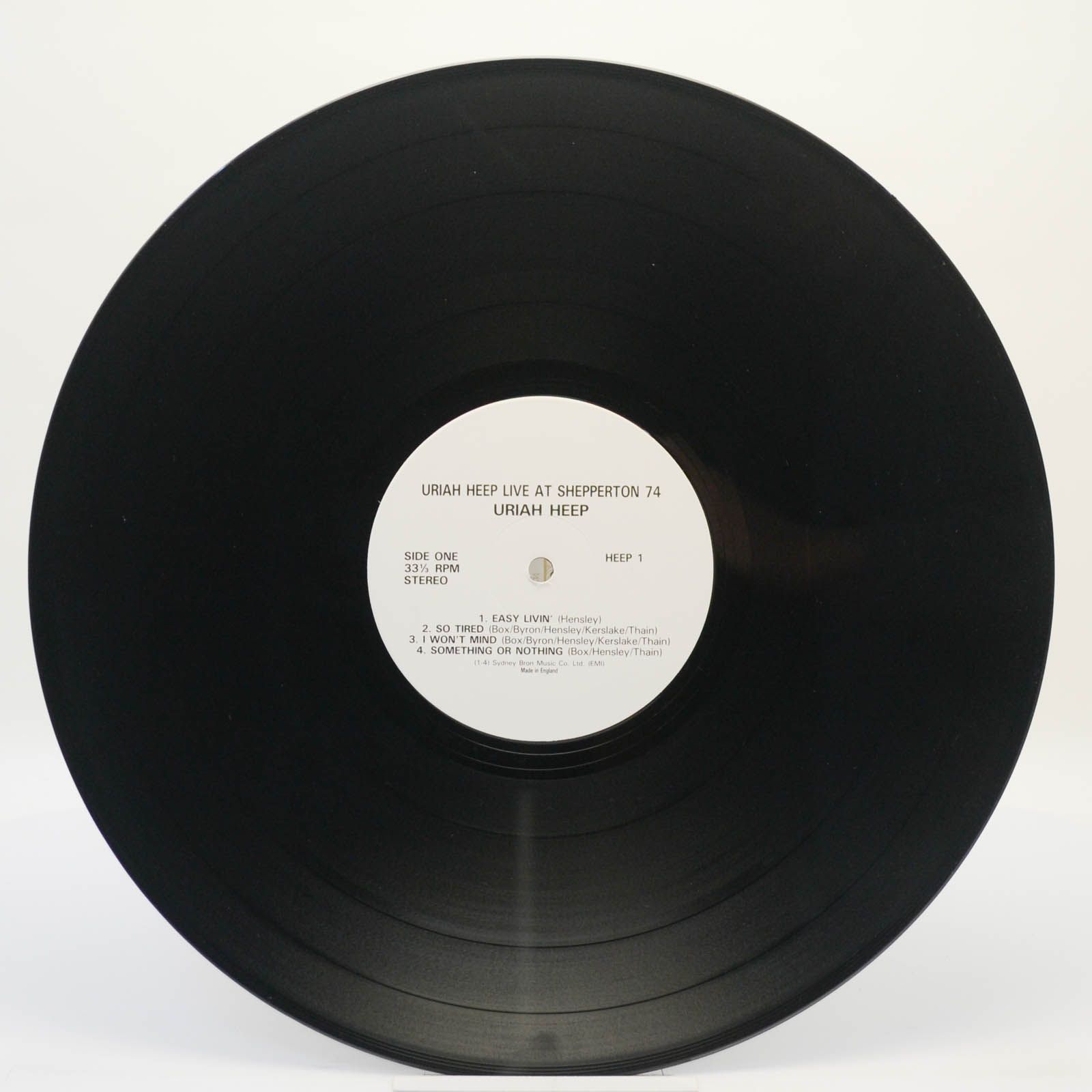 Uriah Heep — Live At Shepperton '74 (UK), 1986