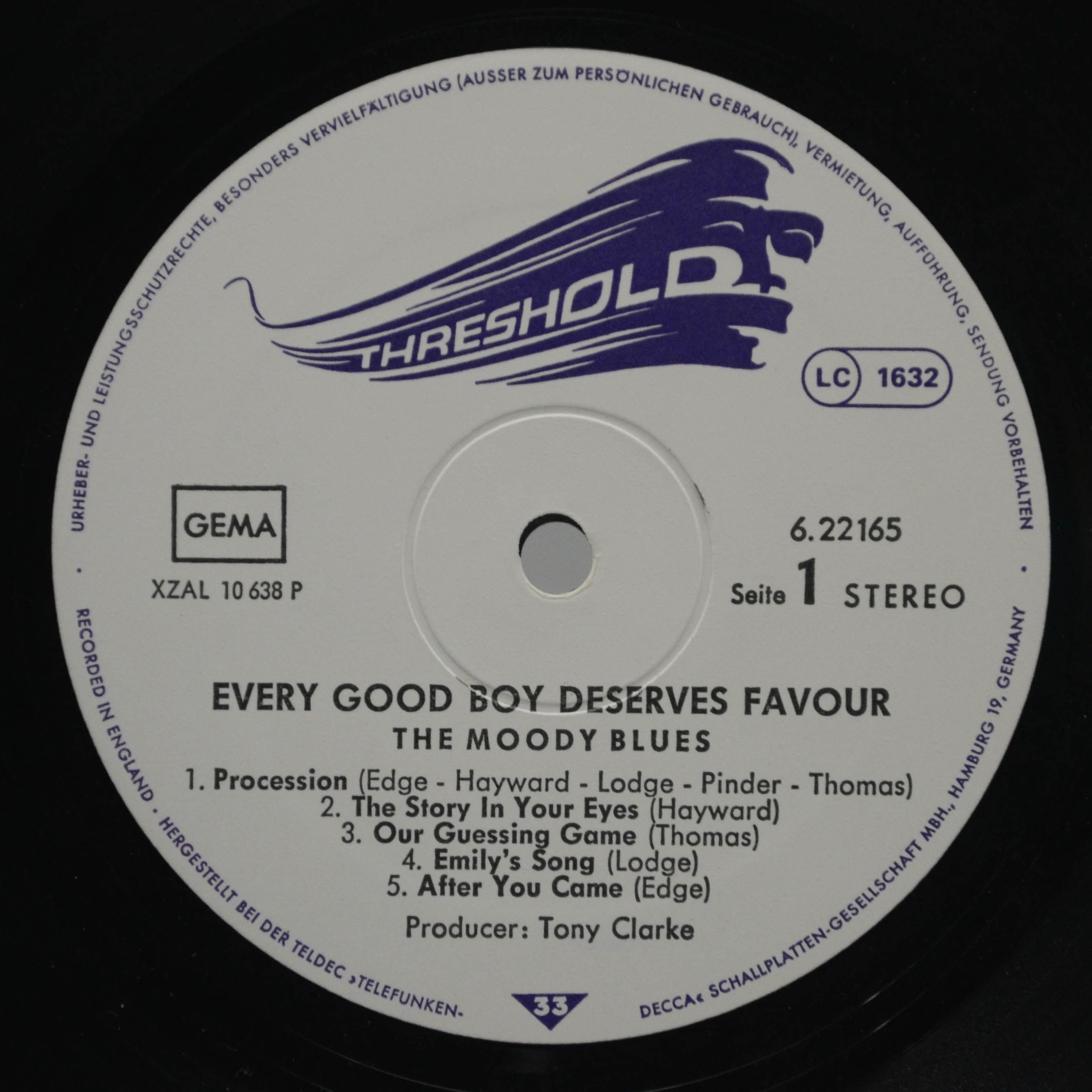 Moody Blues — Every Good Boy Deserves Favour, 1977