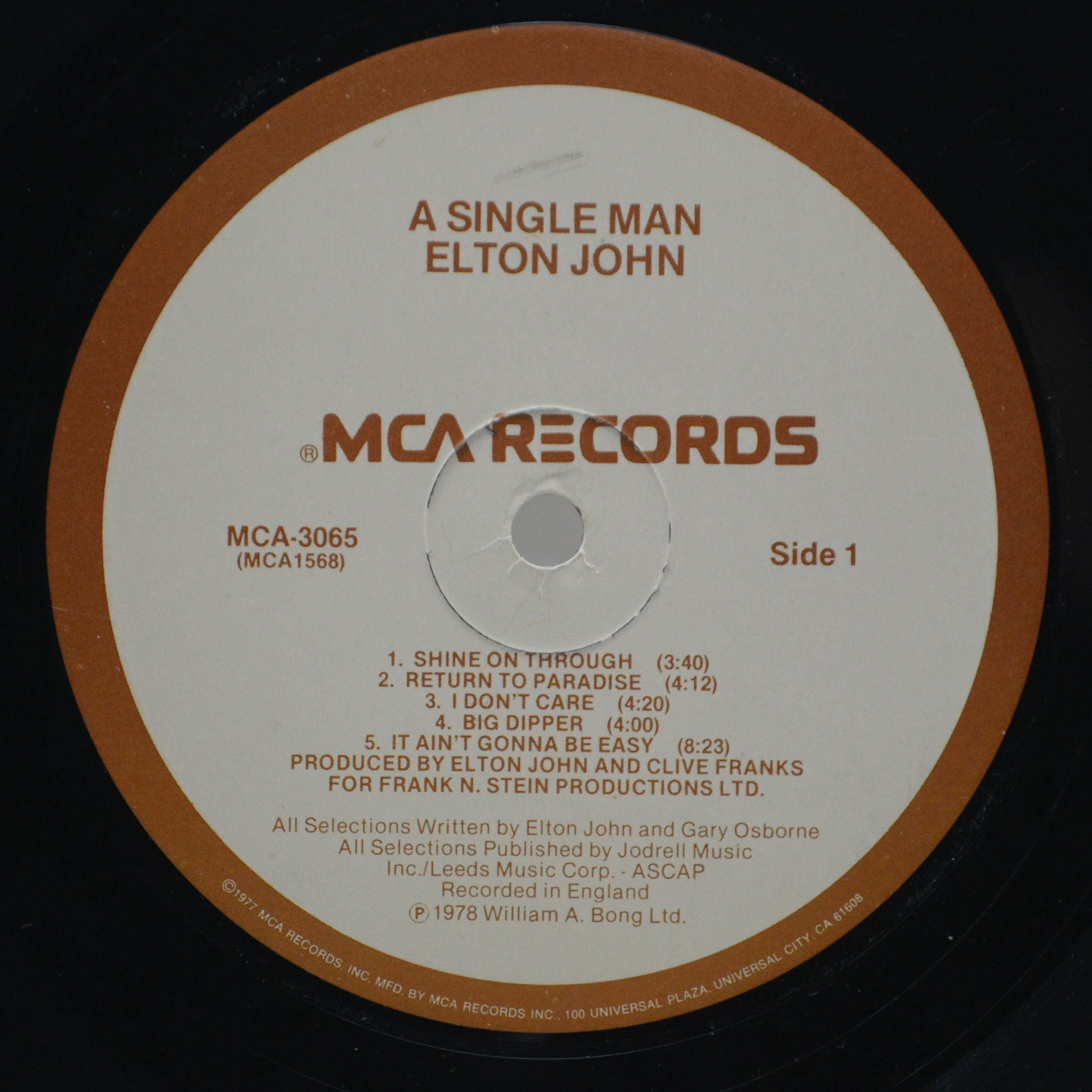 Elton John — A Single Man (USA), 1978
