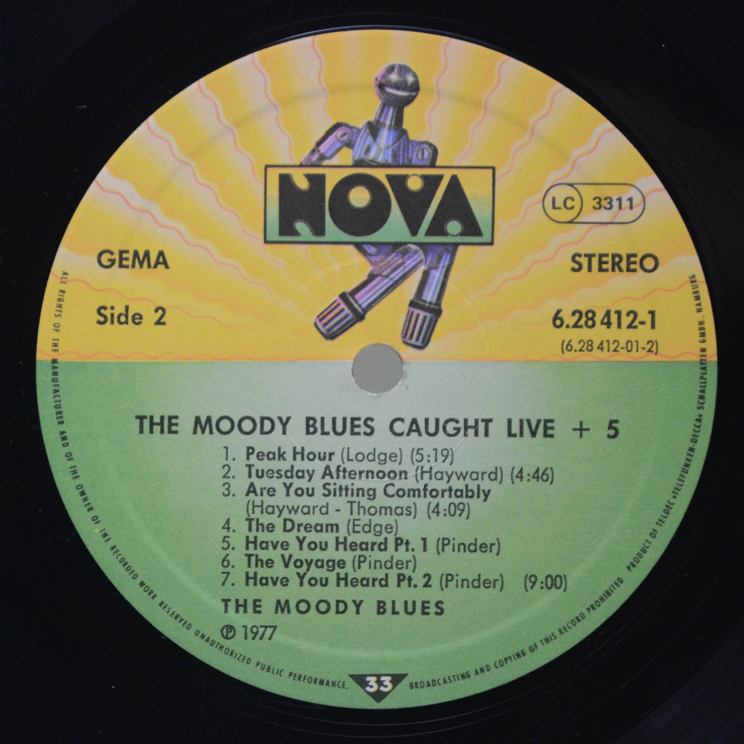 Moody Blues — Caught Live +5 (2LP), 1977