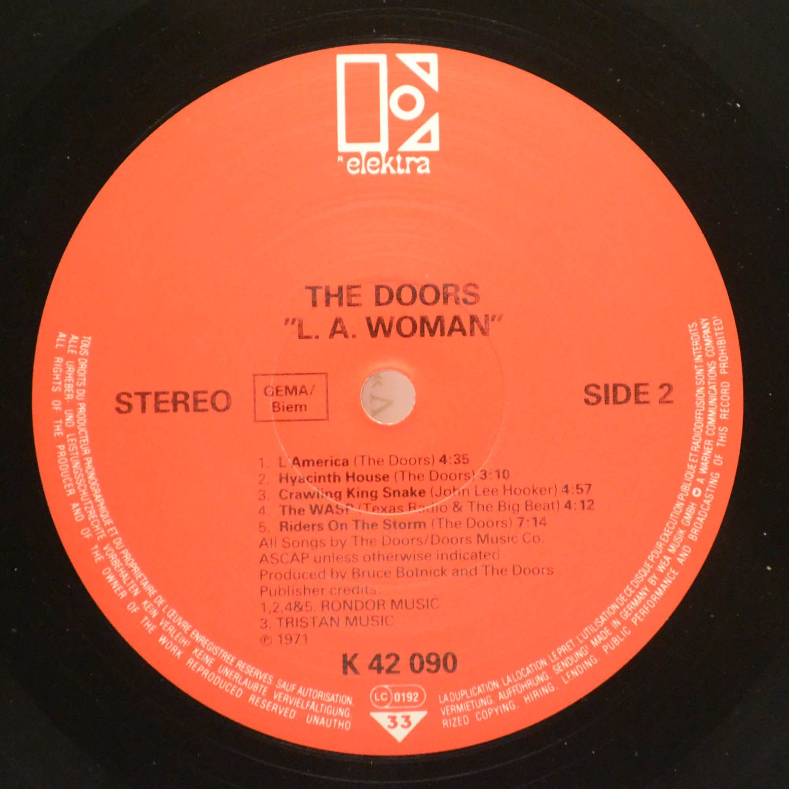 Doors — L.A. Woman, 1971