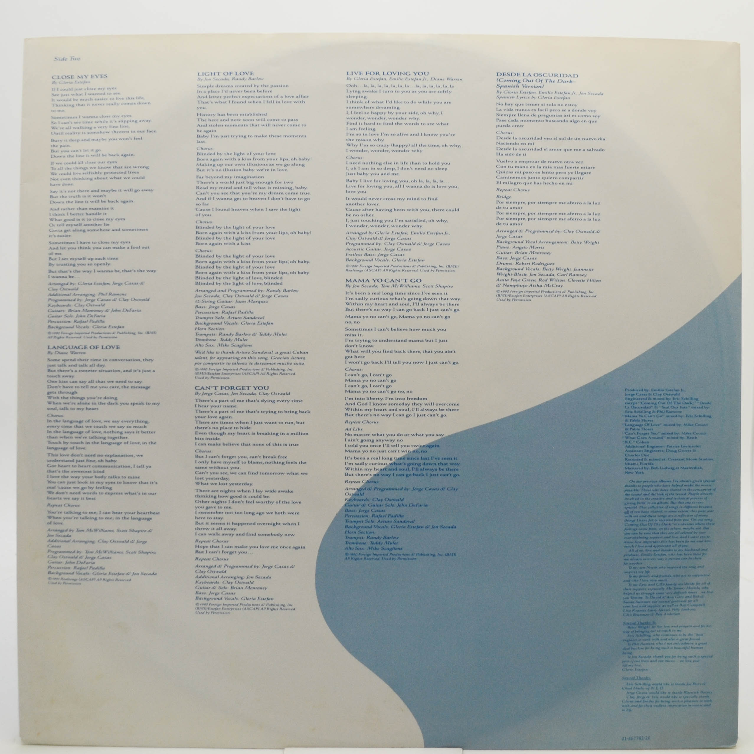 Gloria Estefan — Into The Light, 1991