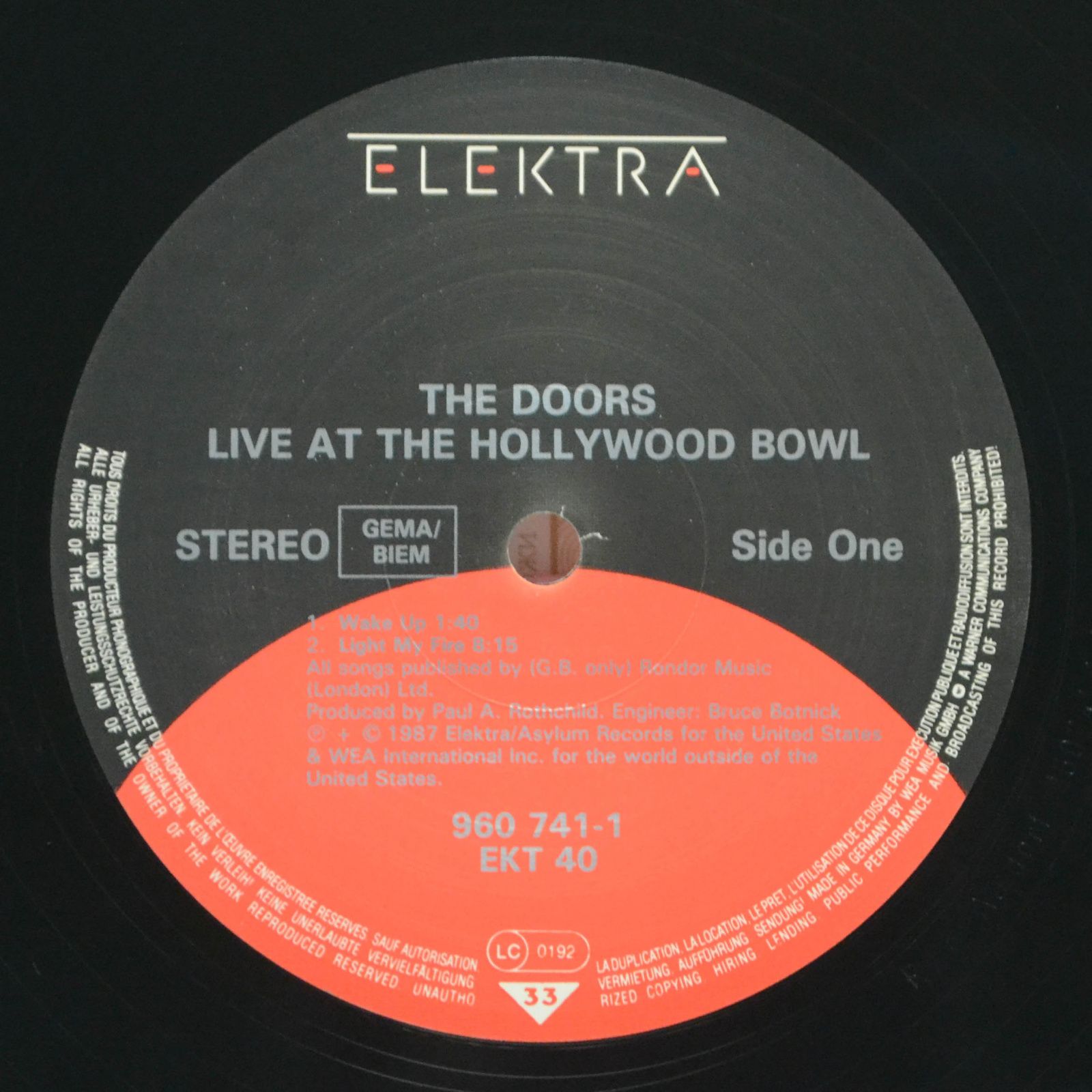 Doors — Live At The Hollywood Bowl, 1987